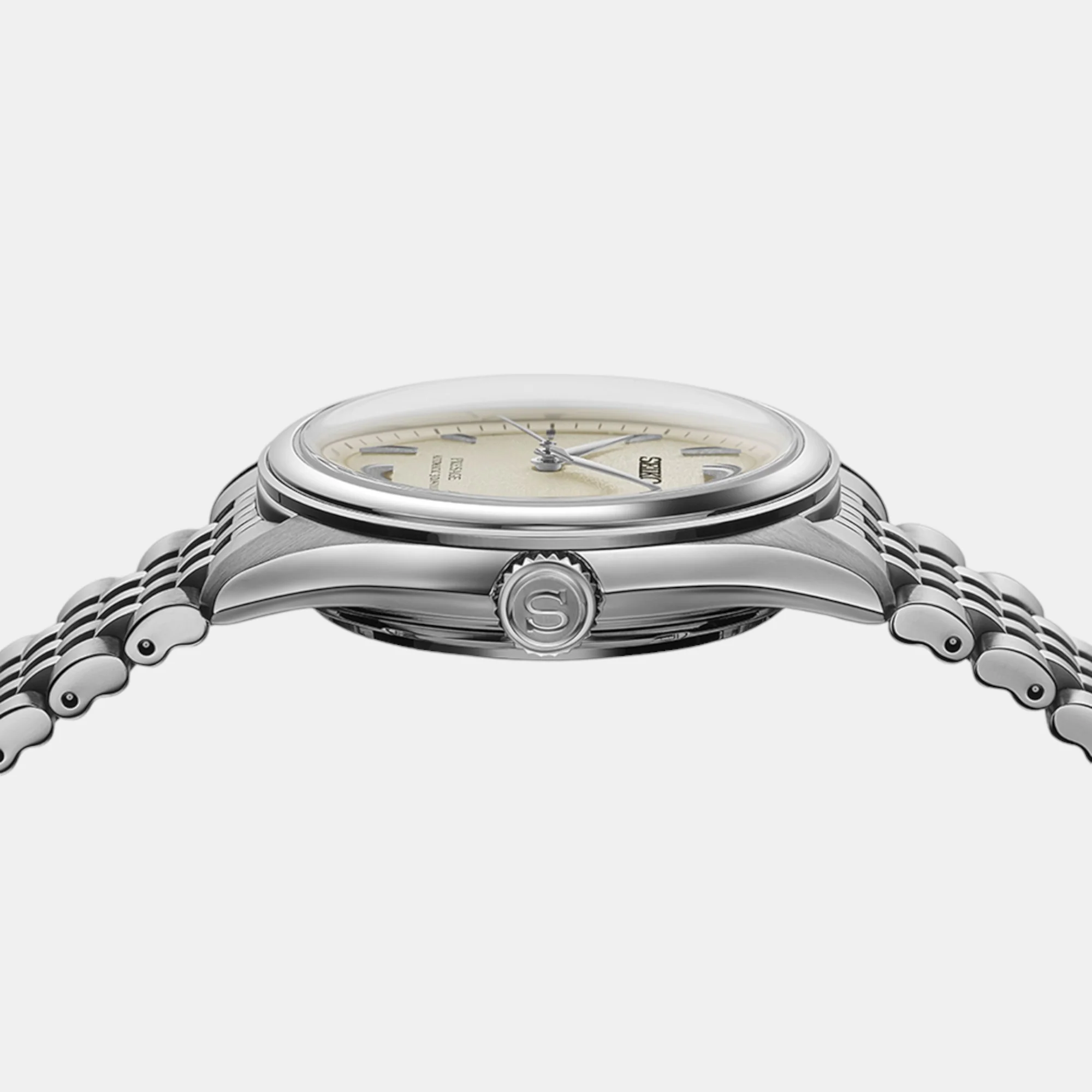Presage Men Automatic Beige Dial Analog Stainless Steel Watch SPB463J1 - Image 4