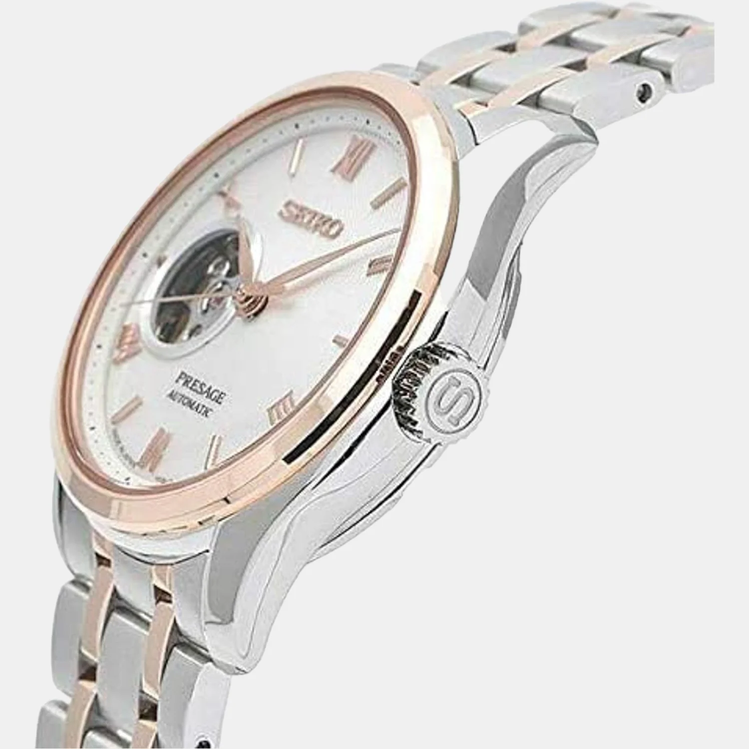 Presage Men Automatic White Dial Analog Stainless Steel Watch SSA412J1 - Image 2