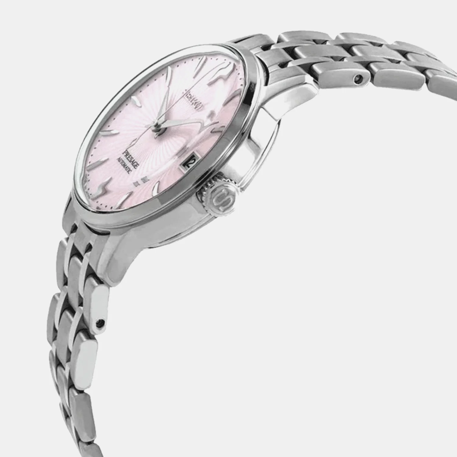 Presage Women Automatic Pink Dial Analog Stainless Steel Watch SRP839J1 - Image 3