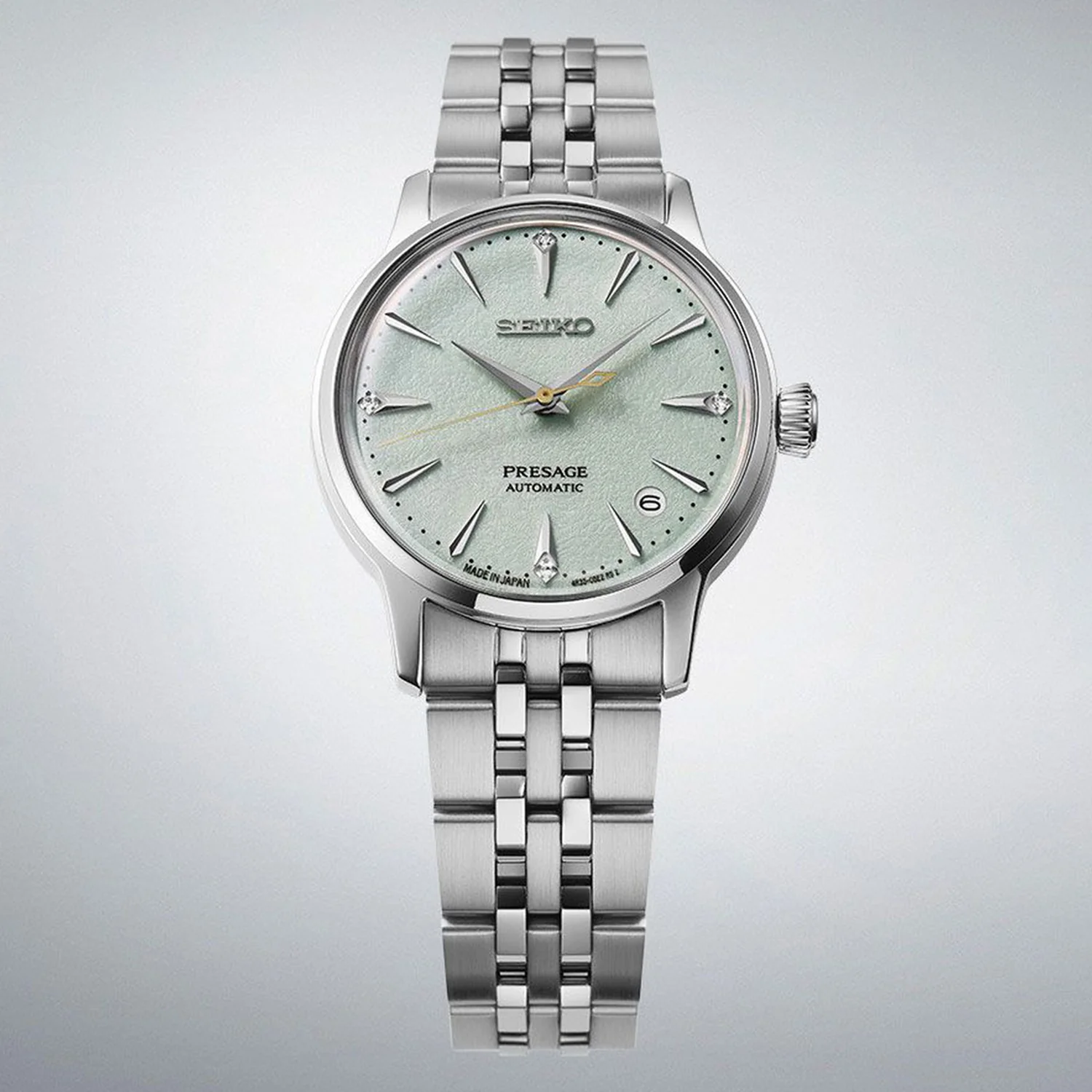 Presage Women Automatic Turquoise Dial Analog Stainless Steel Watch SRPL63J1 - Image 6