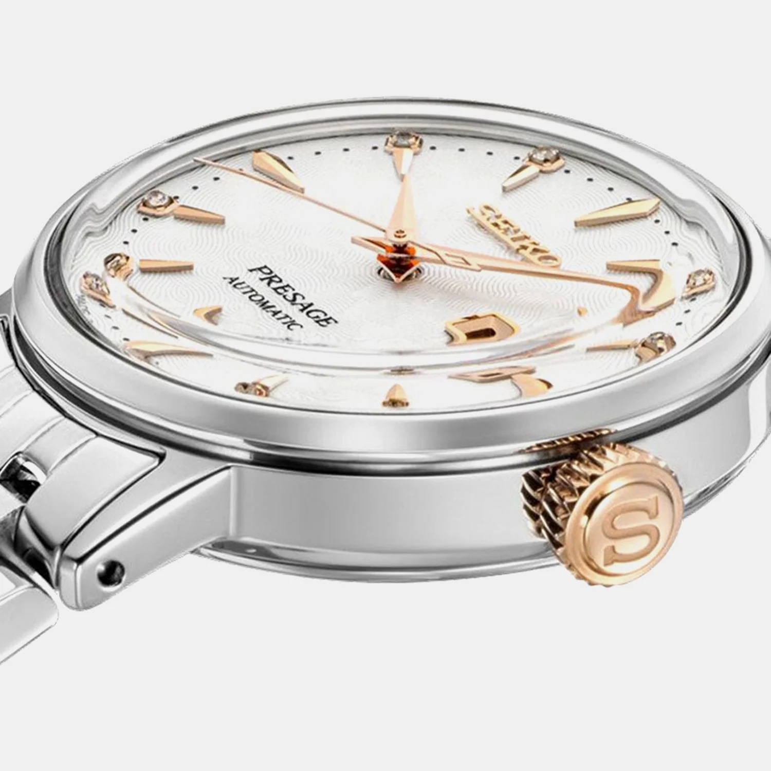 Presage Women Automatic White Dial Analog Stainless Steel Watch SRE009J1 - Image 3