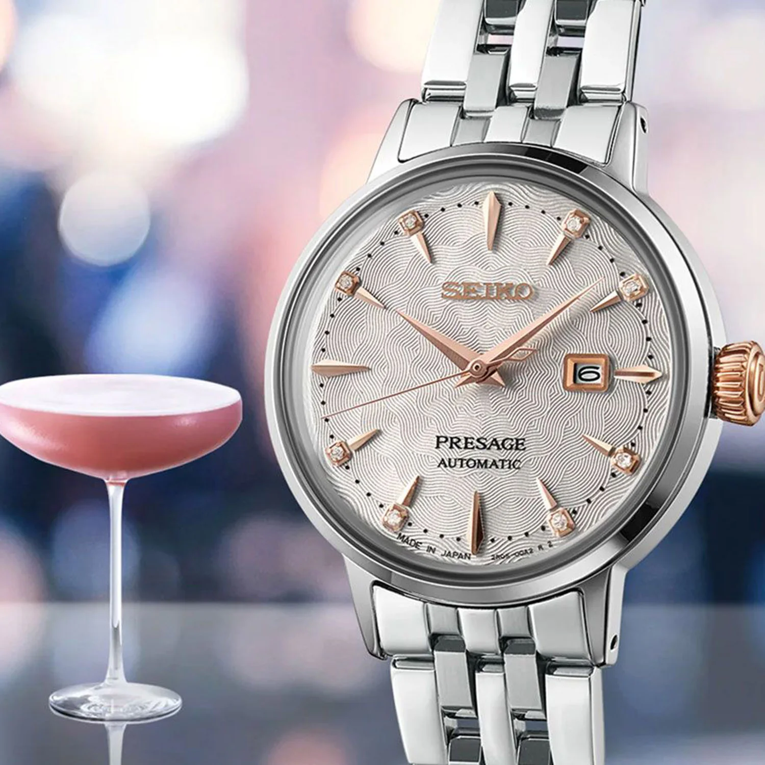 Presage Women Automatic White Dial Analog Stainless Steel Watch SRE009J1 - Image 5