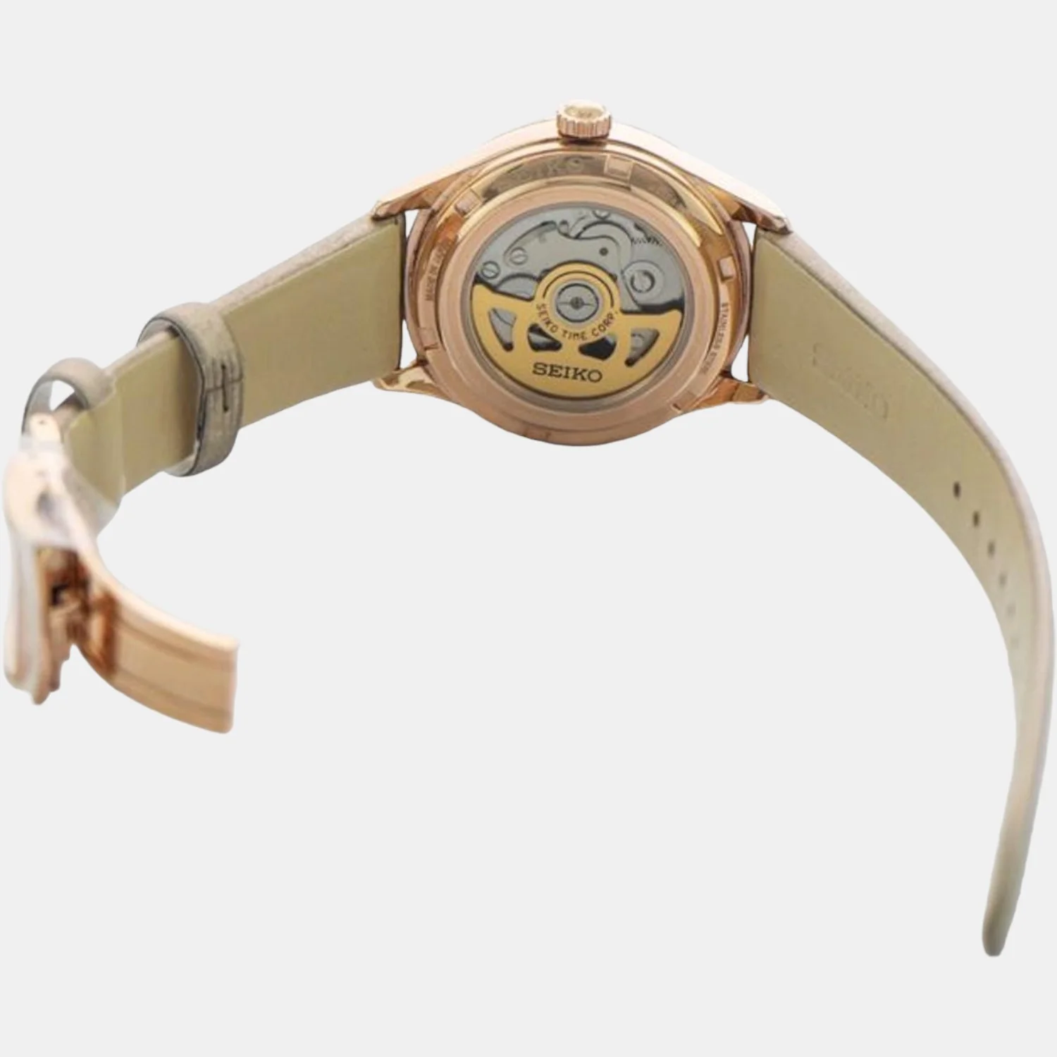 Presage Women Quartz White Dial Analog Leather Watch SRPF50J1 - Image 2