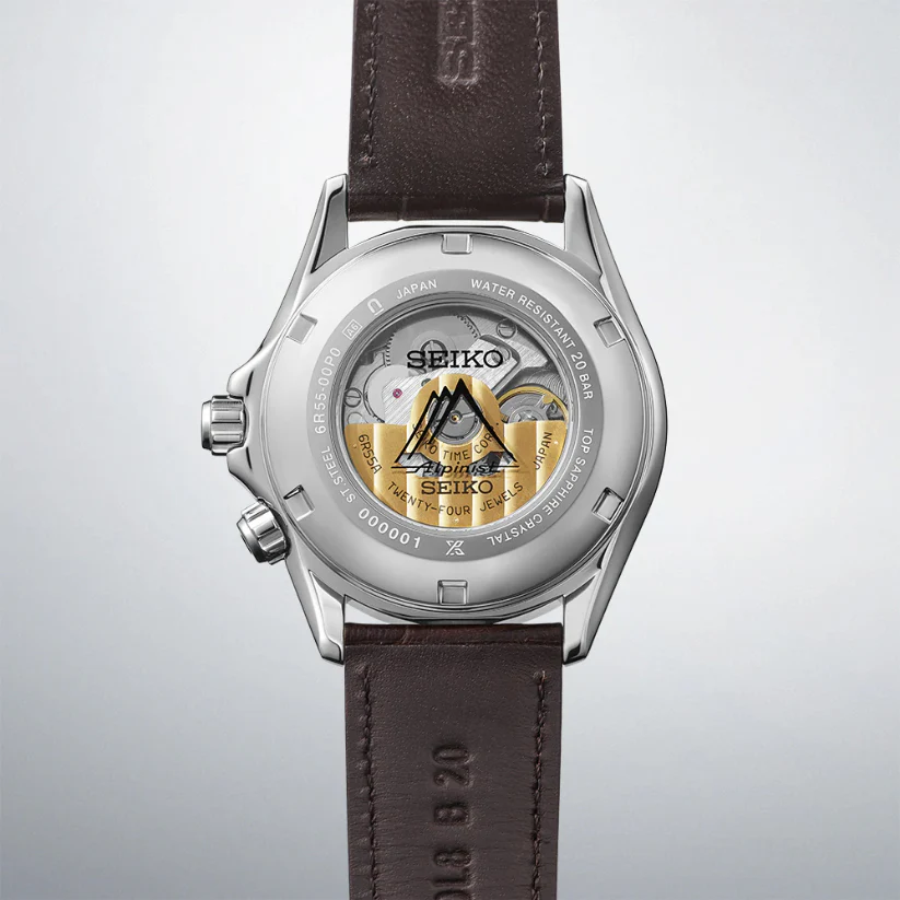 Prospex Alpinist in Classic Pine Men Automatic Green Dial Analog Leather Watch SPB507J1 - Image 3