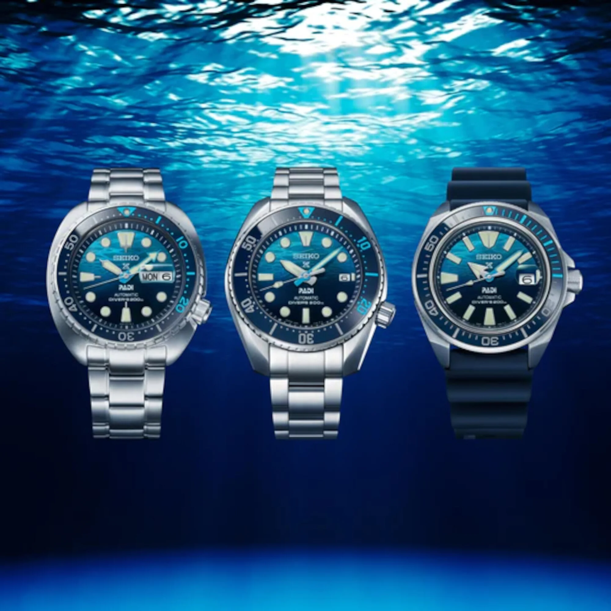 Prospex Great Blue Sumo Scuba PADI Special Edition Analog Stainless Steel Watch SPB375J1 - Image 3