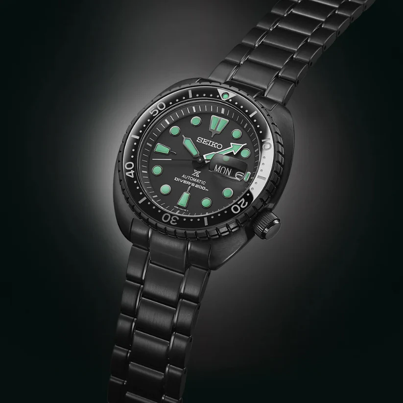 Prospex Men Automatic Black Dial Analog Stainless Steel Watch SRPK43K1 - Image 2