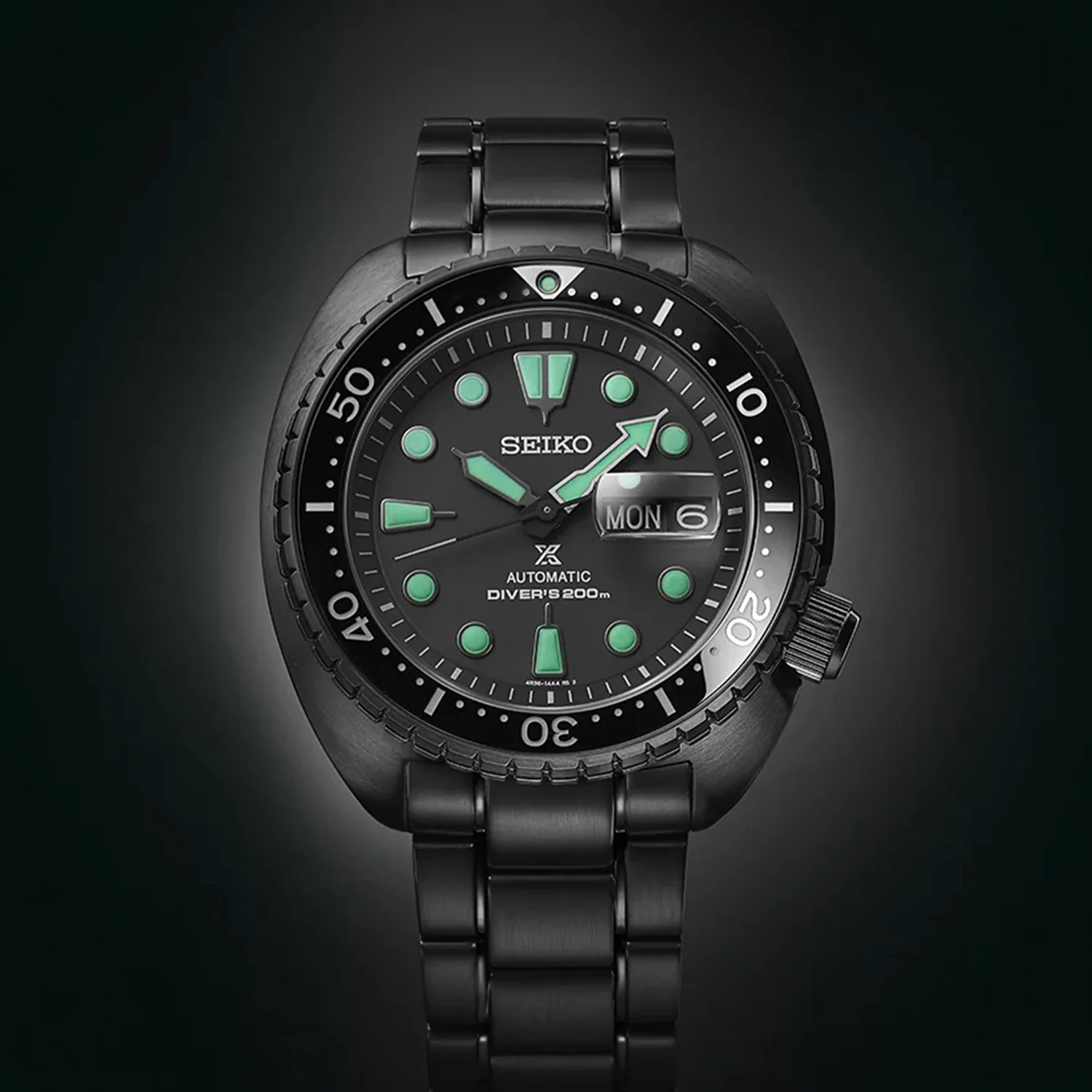Prospex Men Automatic Black Dial Analog Stainless Steel Watch SRPK43K1 - Image 4