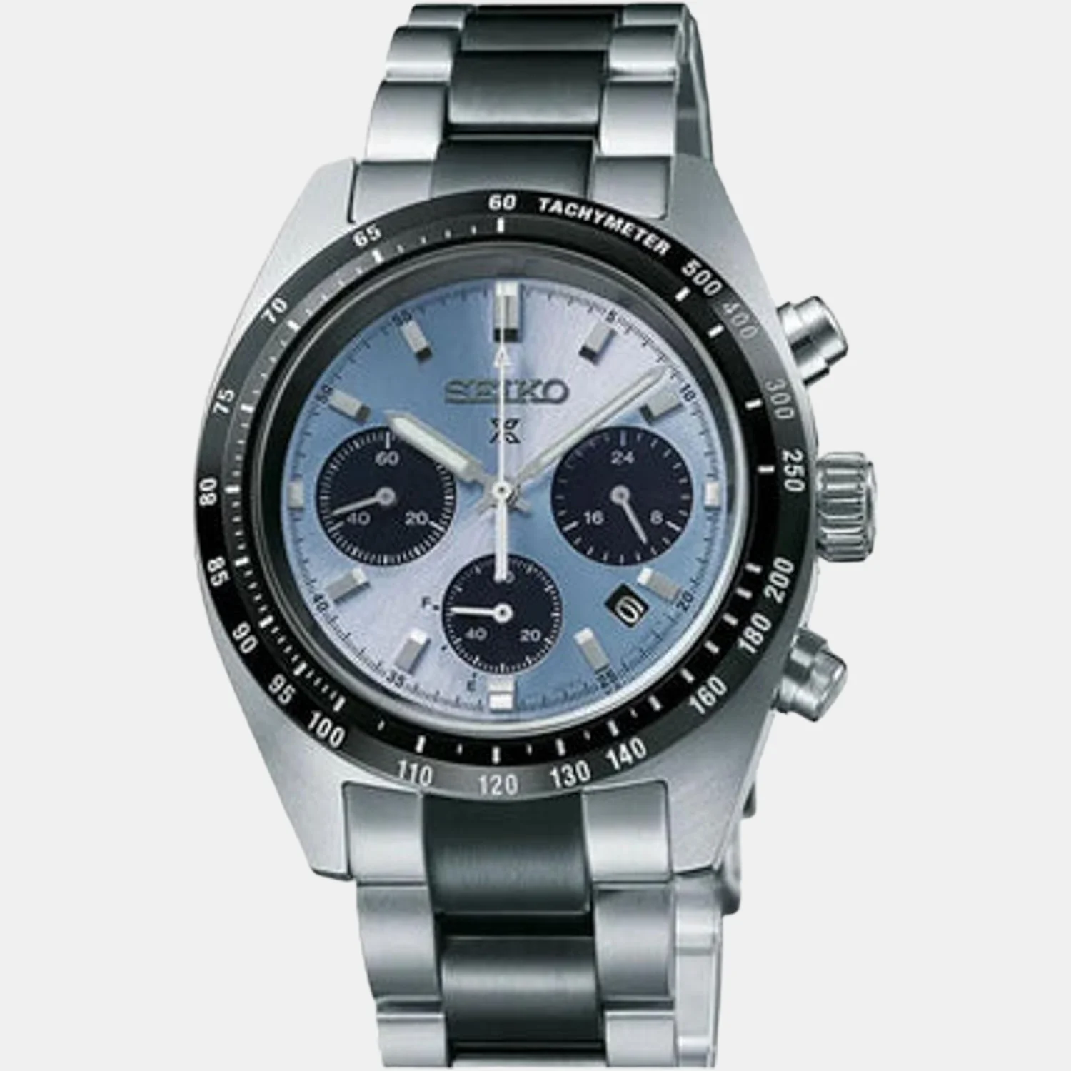Prospex Men Automatic Blue Dial Chronograph Stainless Steel Watch SSC909P1 - Image 3