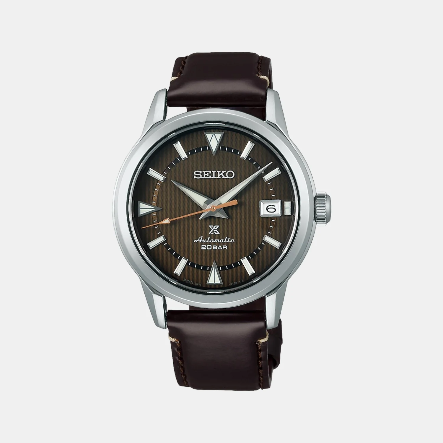 Prospex Men Automatic Brown Dial Analog Leather Watch SPB251J1 - Image 2