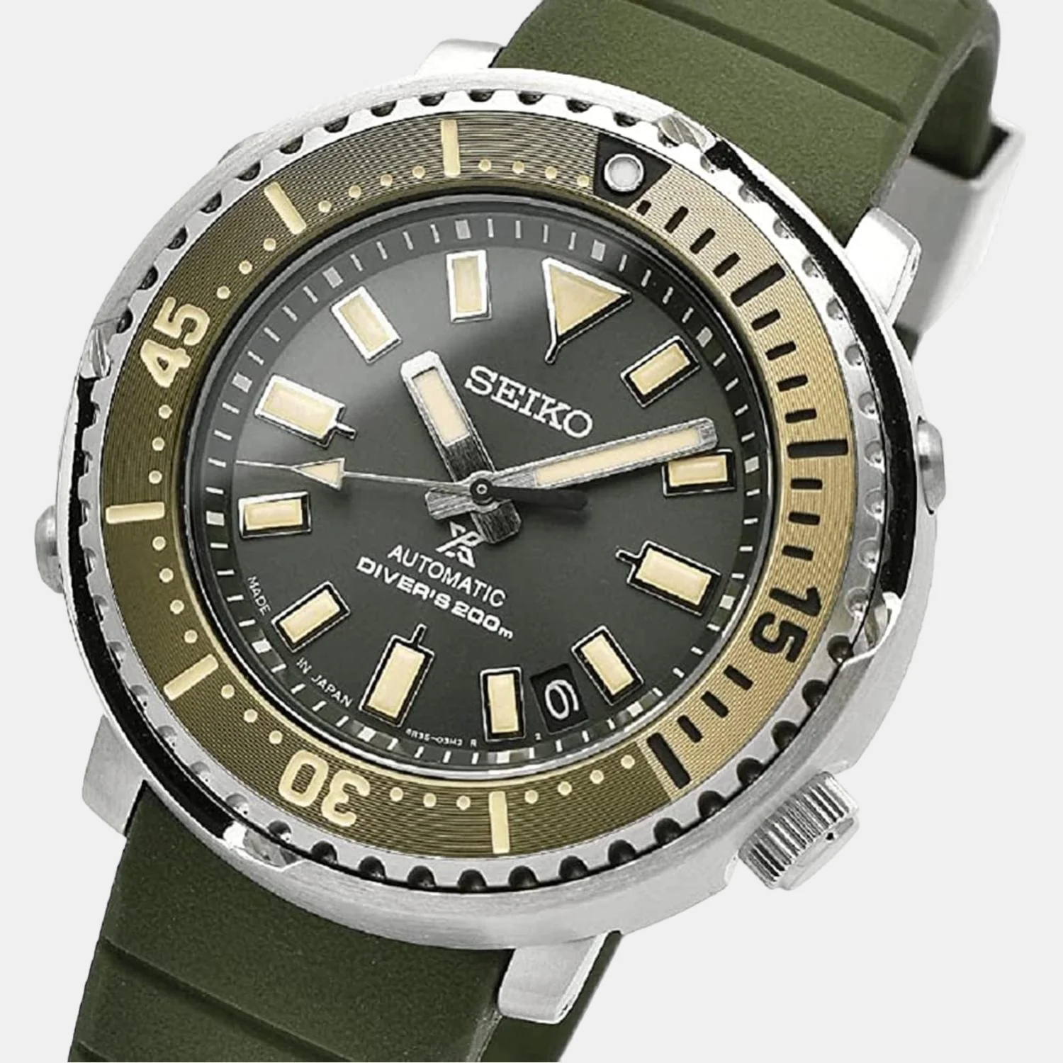 Prospex Men Automatic Green Dial Analog Silicone Watch SRPF83K1 - Image 4