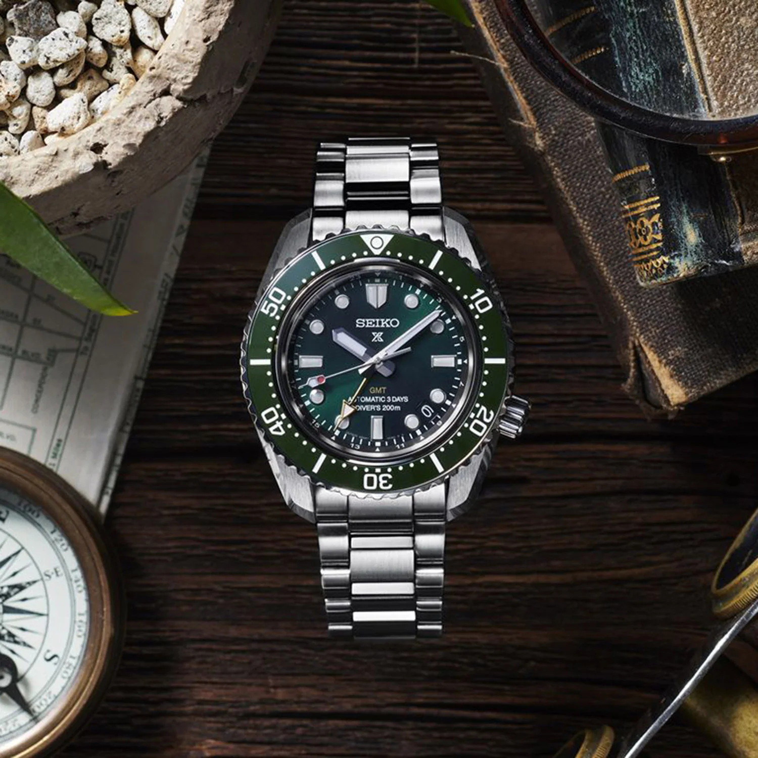 Prospex Men Automatic Green Dial Analog Stainless Steel Watch SPB381J1 - Image 9