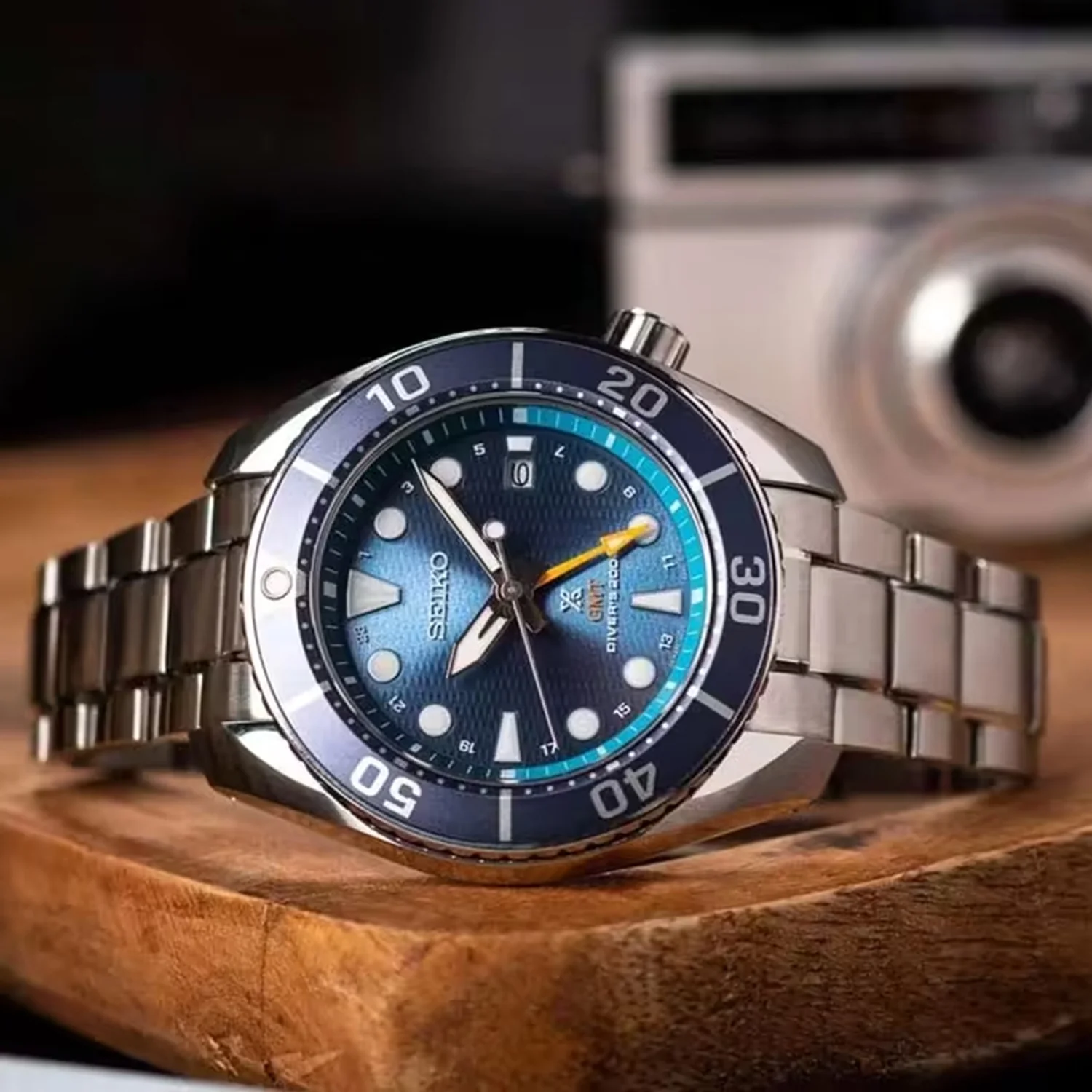 Prospex Men Solar Blue Dial Analog Stainless Steel Watch SFK001J1 - Image 4
