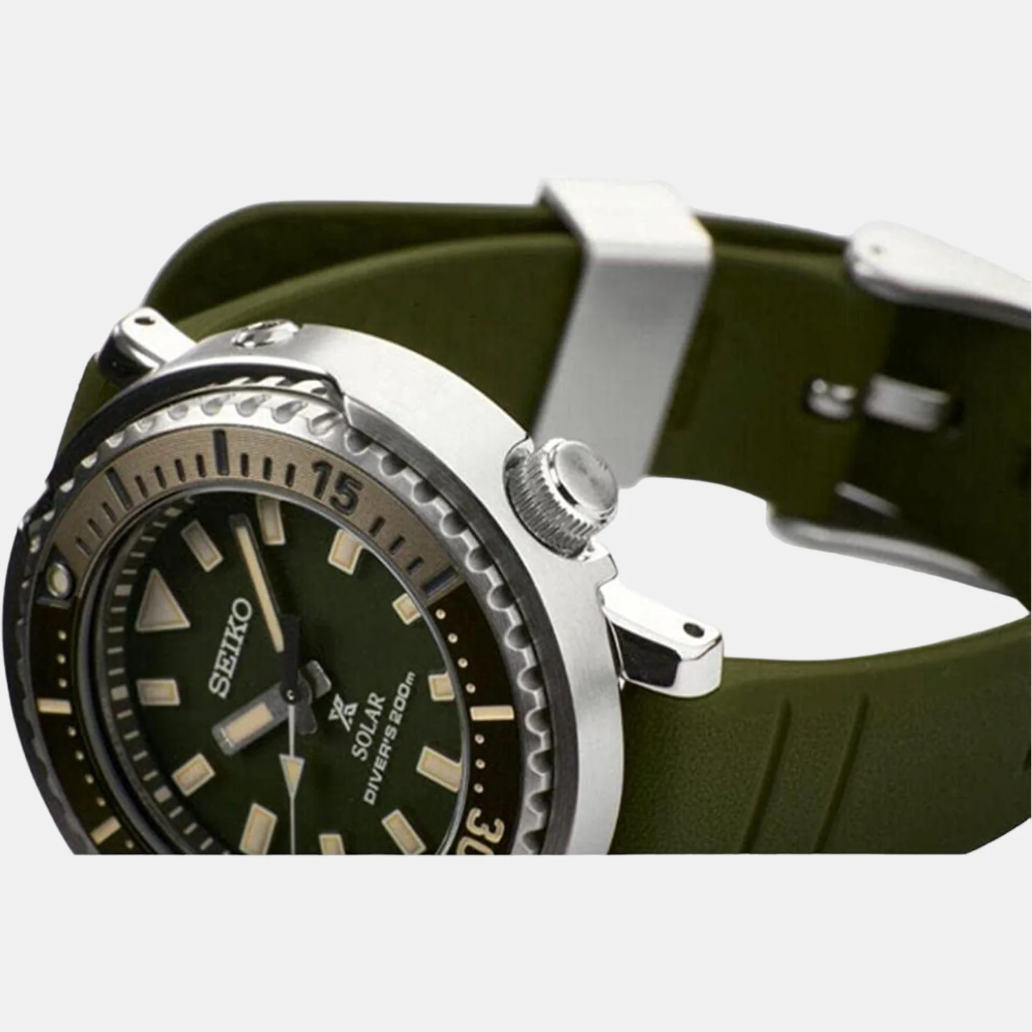 Prospex Men Solar Green Dial Analog Silicone Watch SUT405P1 - Image 6