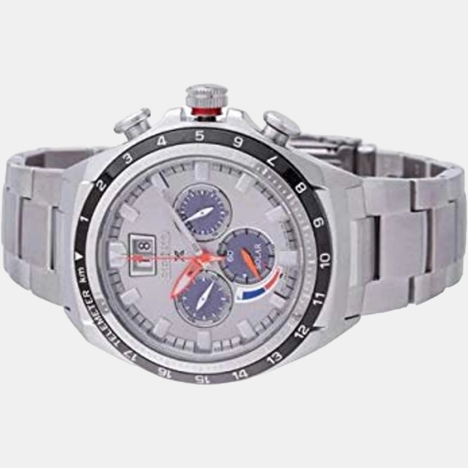Prospex Men Solar Silver Dial Chronograph Stainless Steel Watch SSC599P1 - Image 3