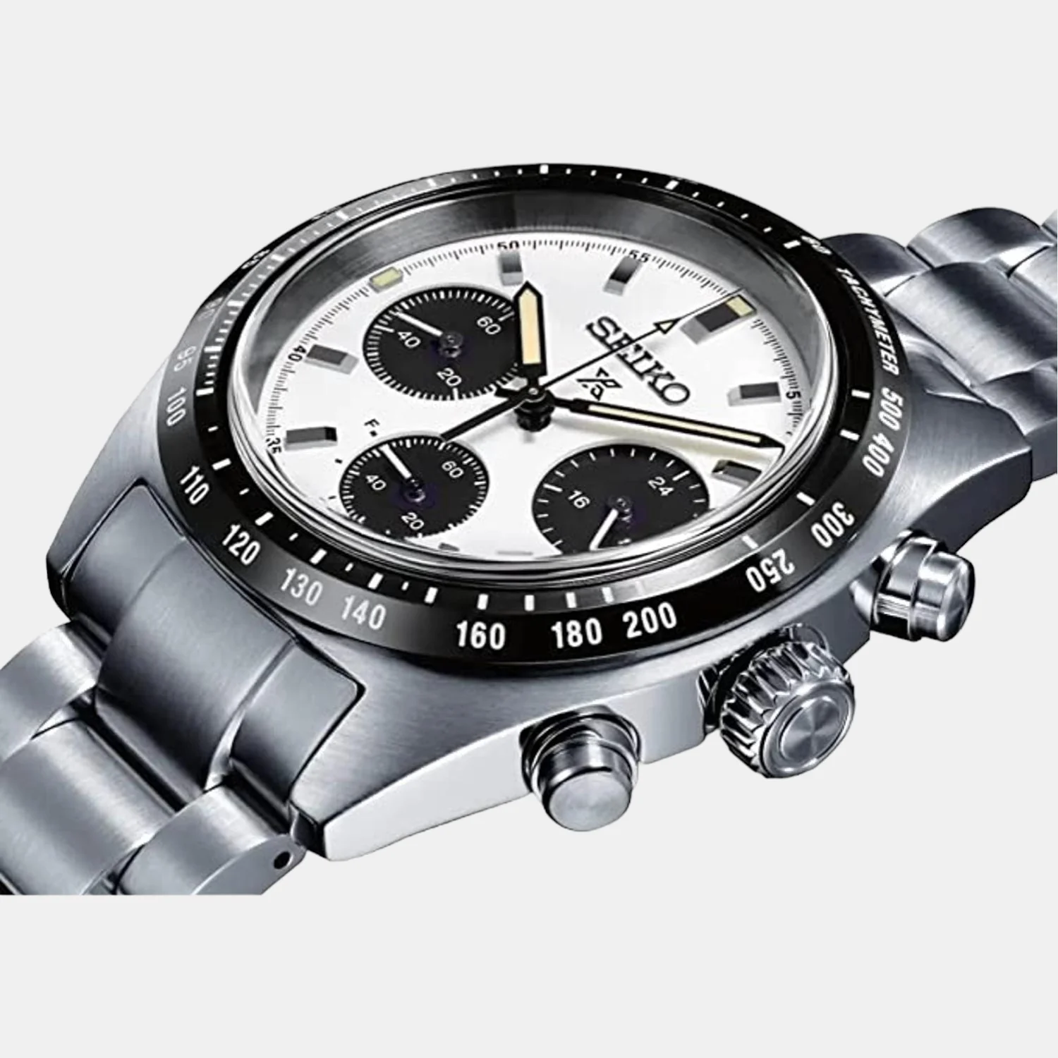 Prospex Men Solar White Dial Chronograph Metal Watch SSC813P1 - Image 4