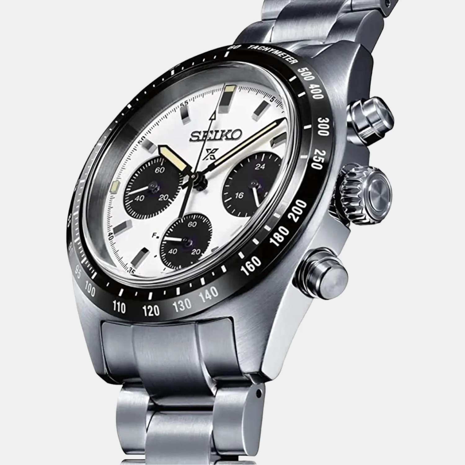 Prospex Men Solar White Dial Chronograph Metal Watch SSC813P1 - Image 5