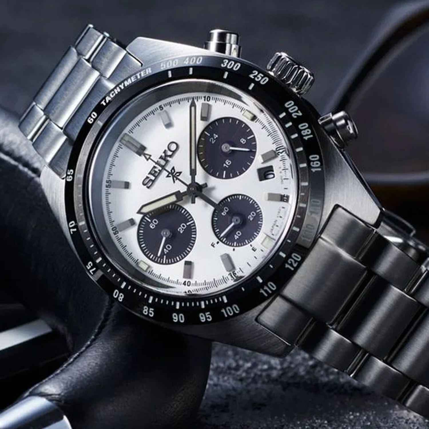 Prospex Men Solar White Dial Chronograph Metal Watch SSC813P1 - Image 7