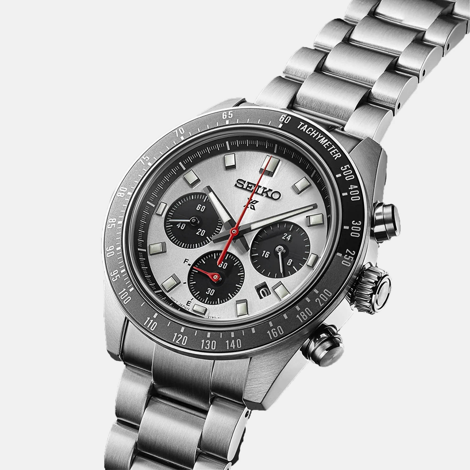 Prospex Men Solar White Dial Chronograph Stainless Steel Watch SSC911P1 - Image 2