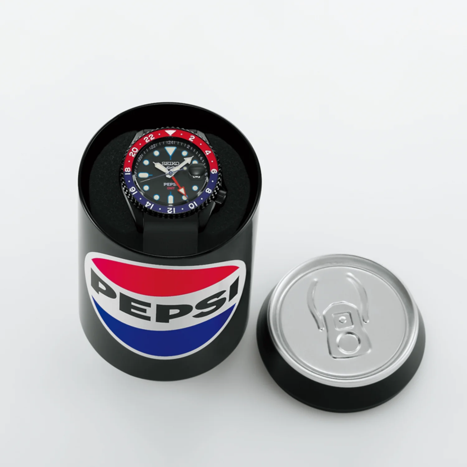 SKX Series 5 Sports x Pepsi Limited Edition Men Black Dial Analog Stainless Steel Watch SSK047K1 - Image 3