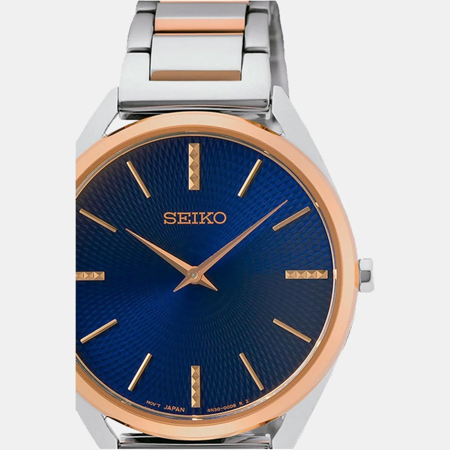 Women Quartz Blue Dial Analog Stainless Steel Watch SWR060P1 - Image 2