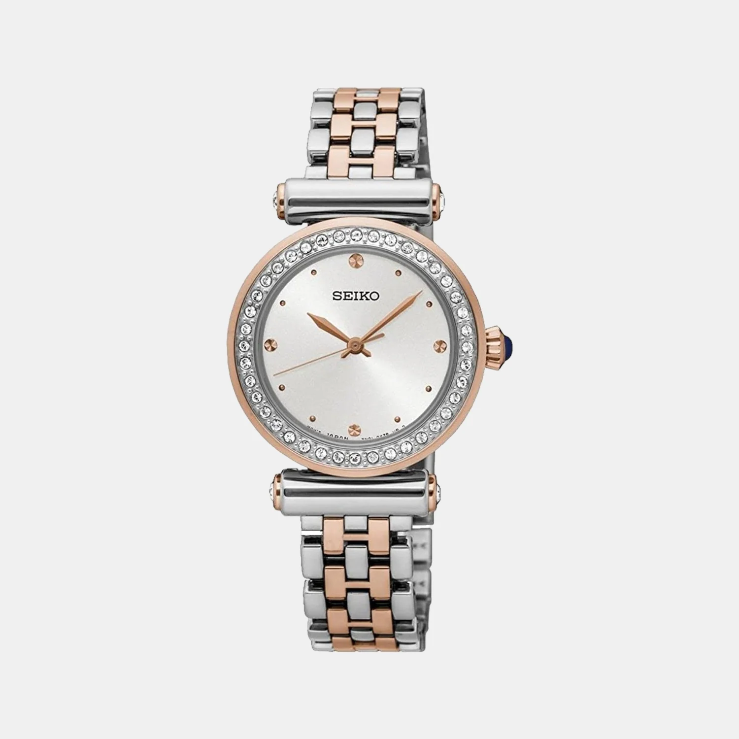 Women Quartz White Dial Analog Stainless Steel Watch SRZ466P1