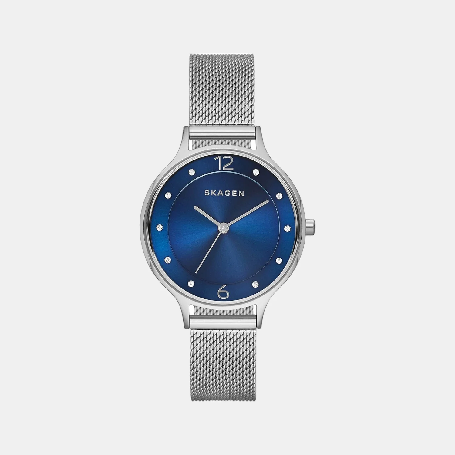 Anita Lille Women Quartz Blue Dial Analog Stainless Steel Watch SKW2307