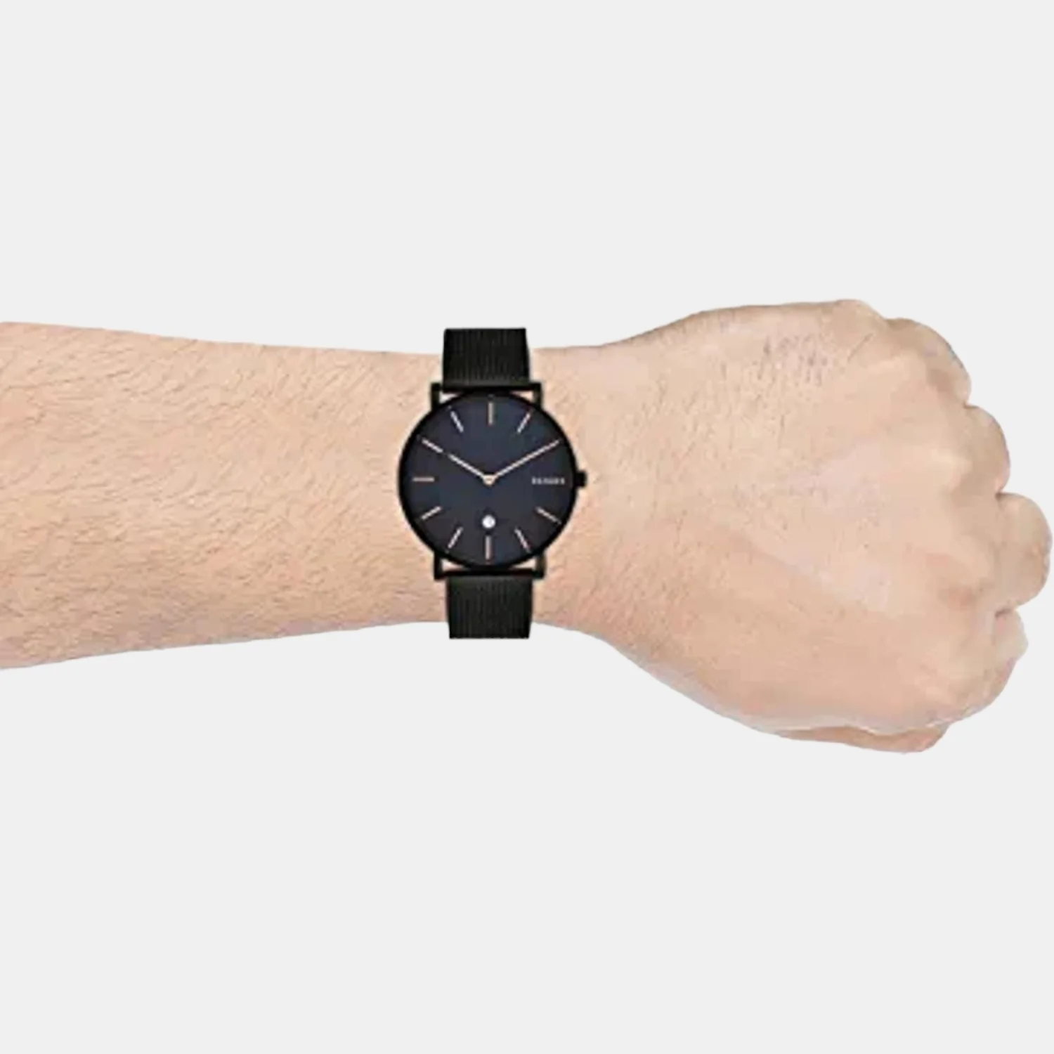 Men Quartz Black Dial Analog Stainless Steel Watch SKW6472 - Image 4