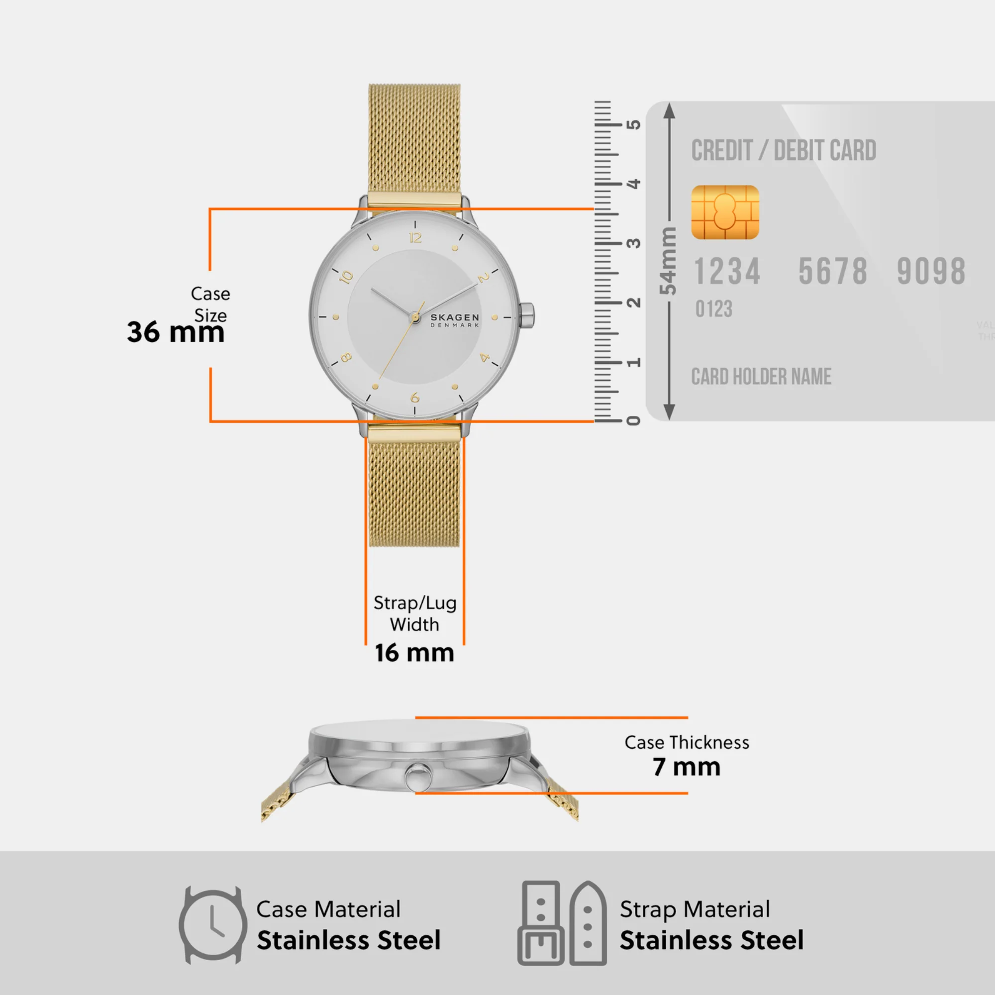 Riis Women Quartz White Dial Analog Stainless Steel Watch SKW3092 - Image 4