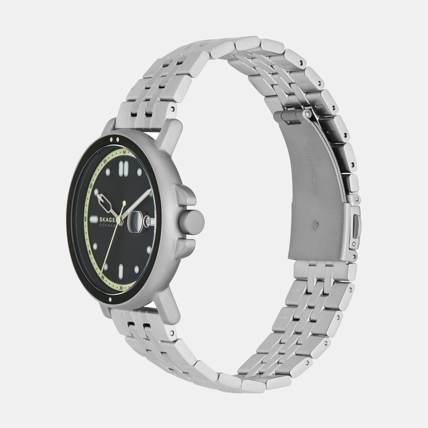 Signatur Sport Men Quartz Black Dial Analog Stainless Steel Watch SKW6919 - Image 2