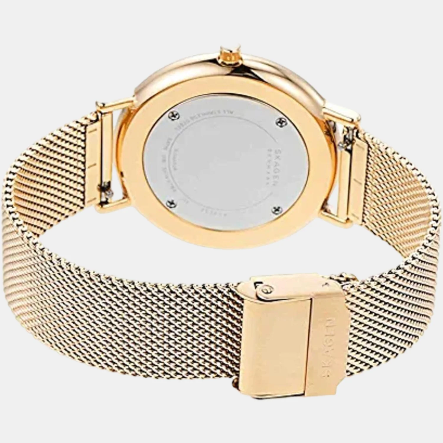 Signatur Women Quartz White Dial Analog Mesh Watch SKW2784 - Image 4