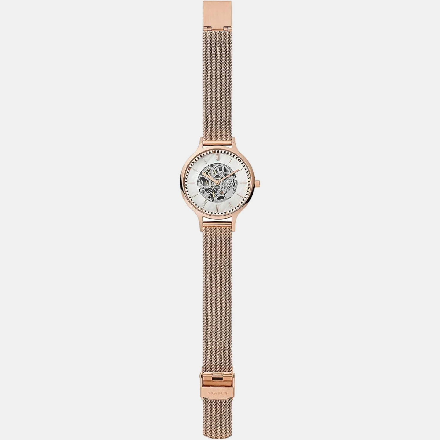 Women Automatic Mother Of Pearl Dial Analog Stainless Steel Watch SKW2960 - Image 5