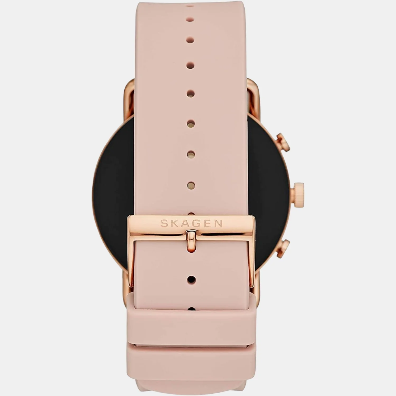 Women Processor Black Dial Digital Silicone Watch SKT5205 - Image 5