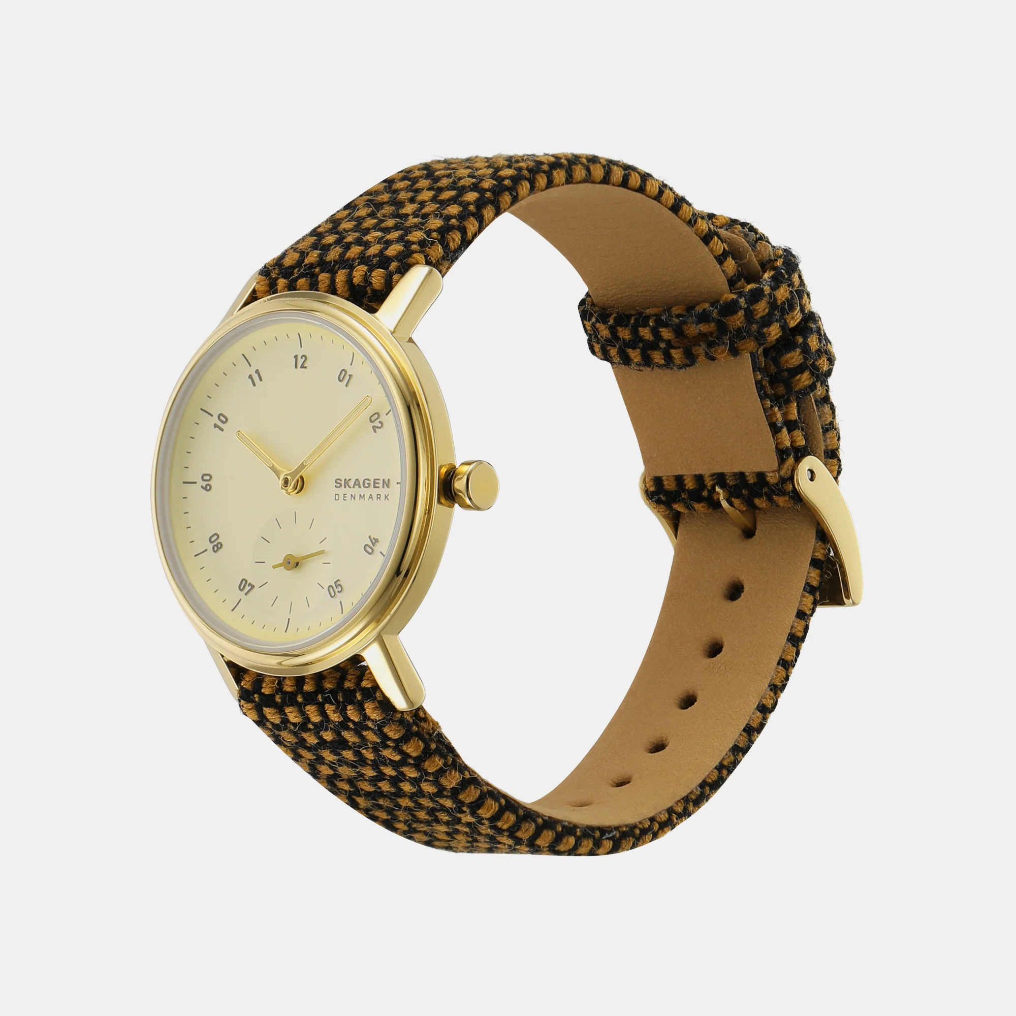 Women Quartz Beige Dial Analog Fabric Watch SKW3106 - Image 2