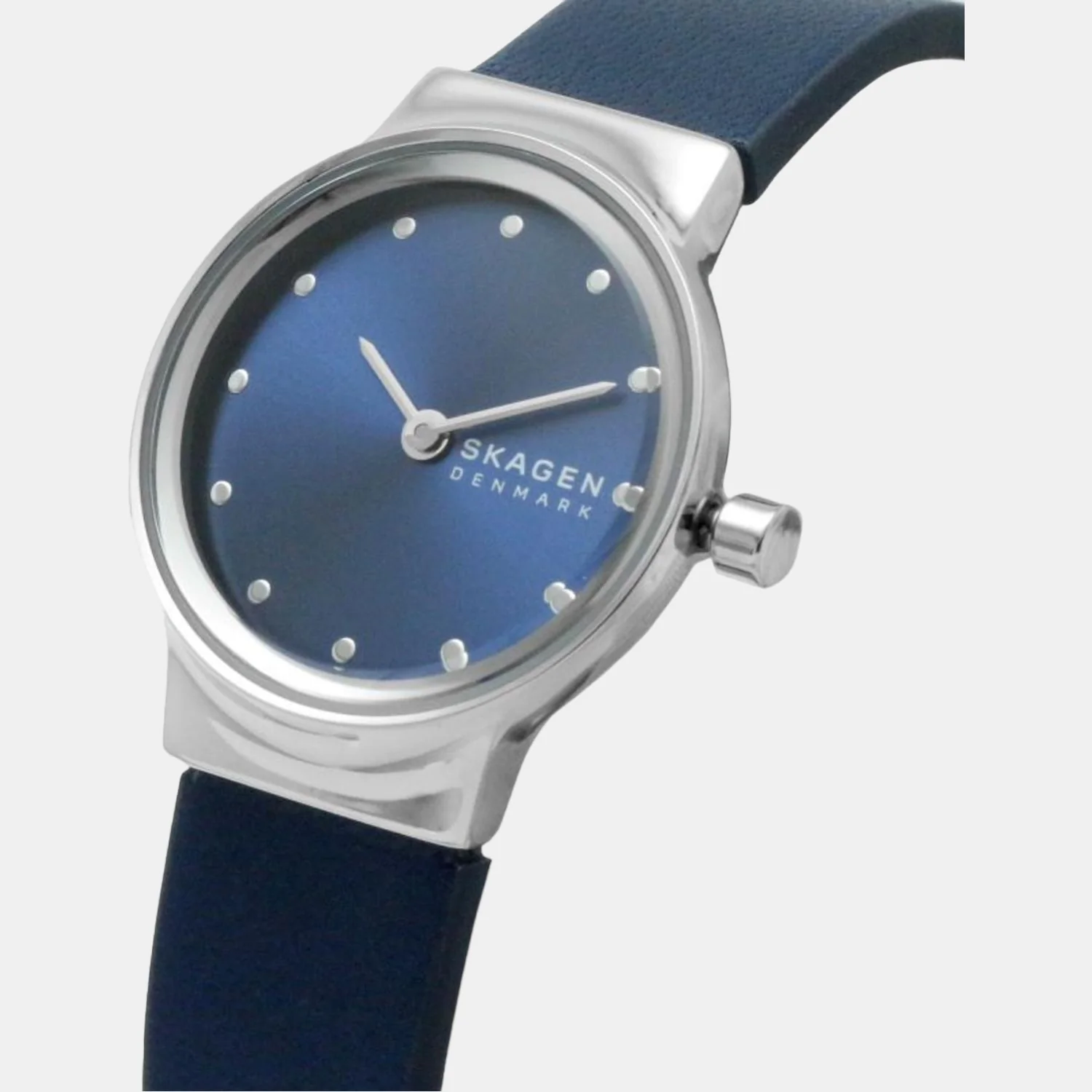 Women Quartz Blue Dial Analog Leather Watch SKW3007 - Image 5
