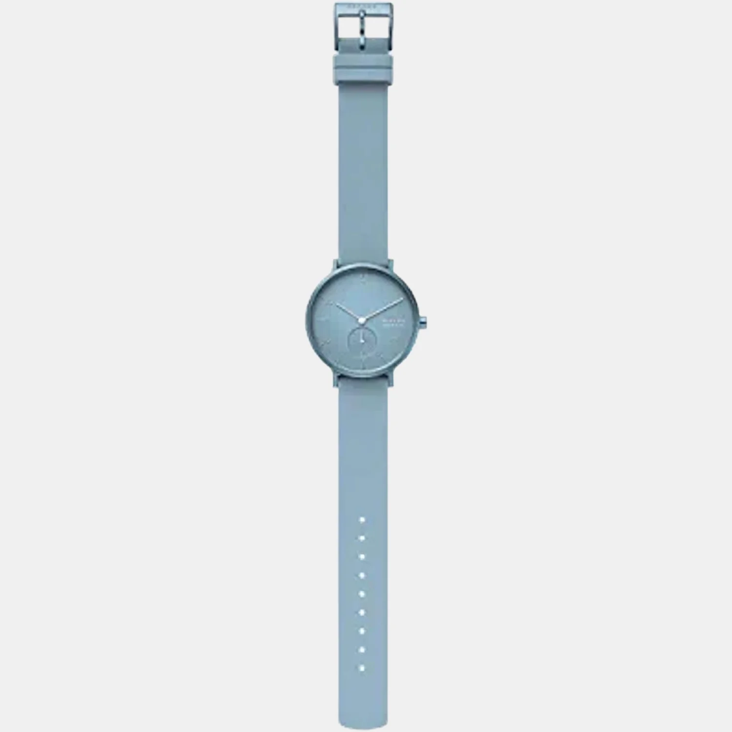 Women Quartz Blue Dial Analog Silicone Watch SKW2764 - Image 3