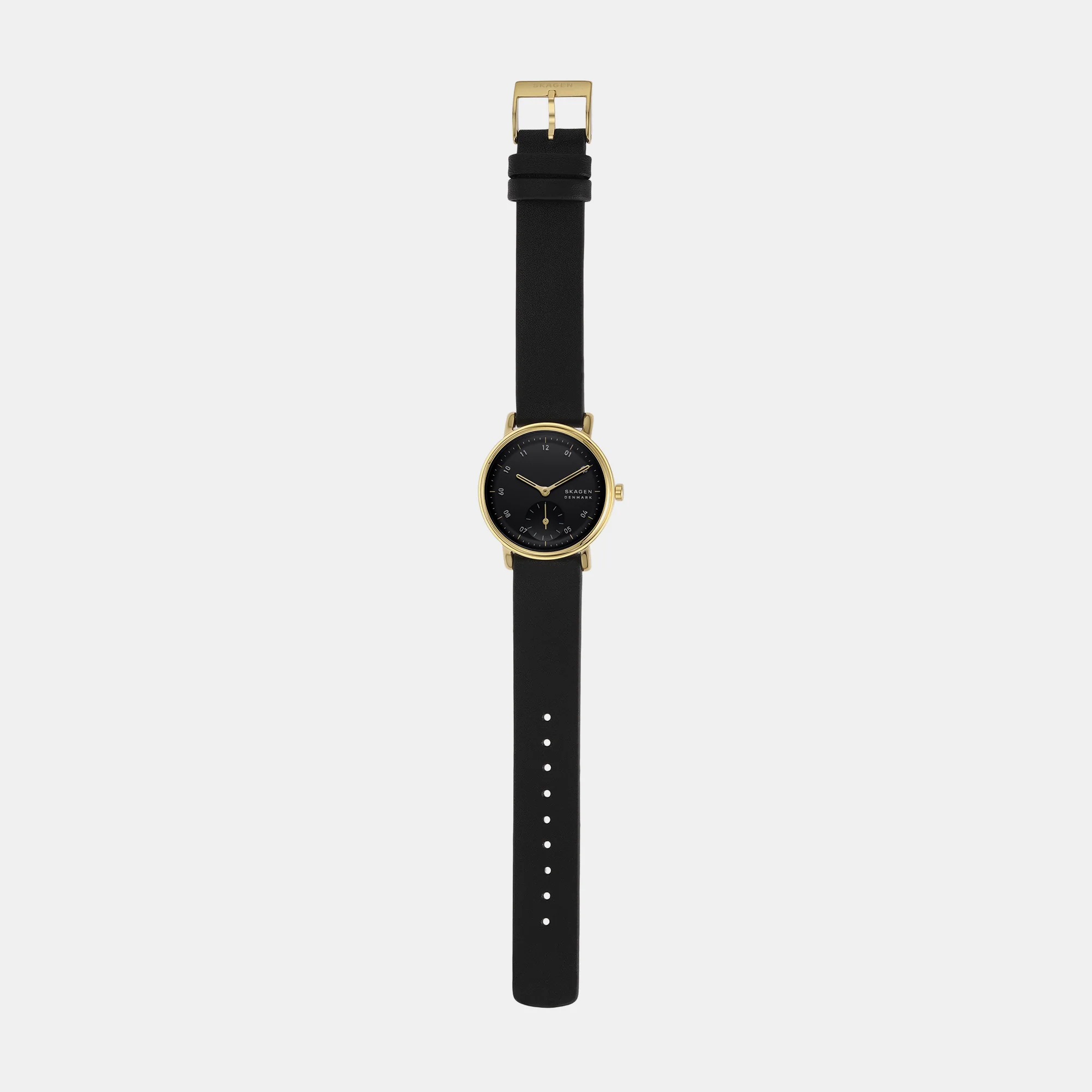Women Quartz Gold Dial Analog Leather Watch SKW3114 - Image 5