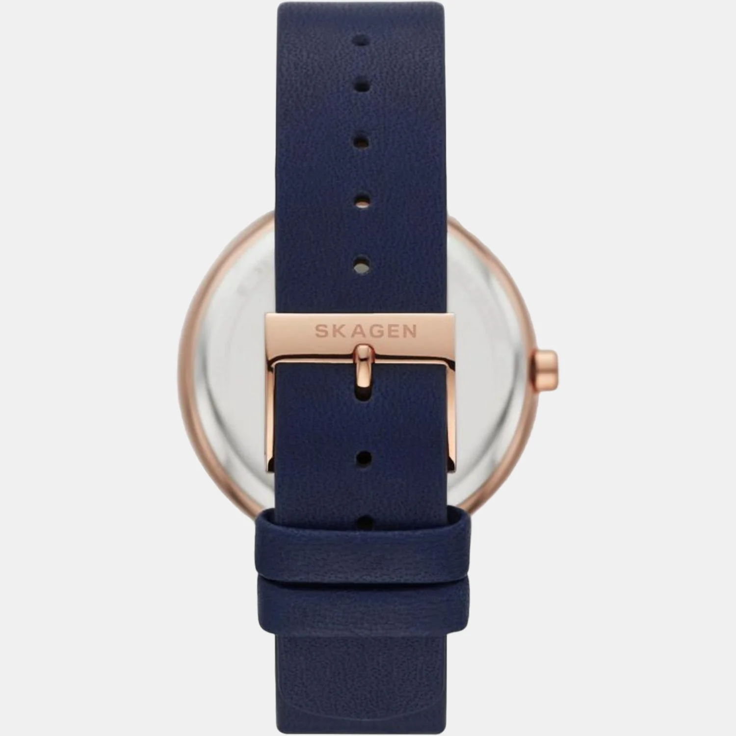 Women Solar Mother Of Pearl Dial Analog Leather Watch SKW2981 - Image 2