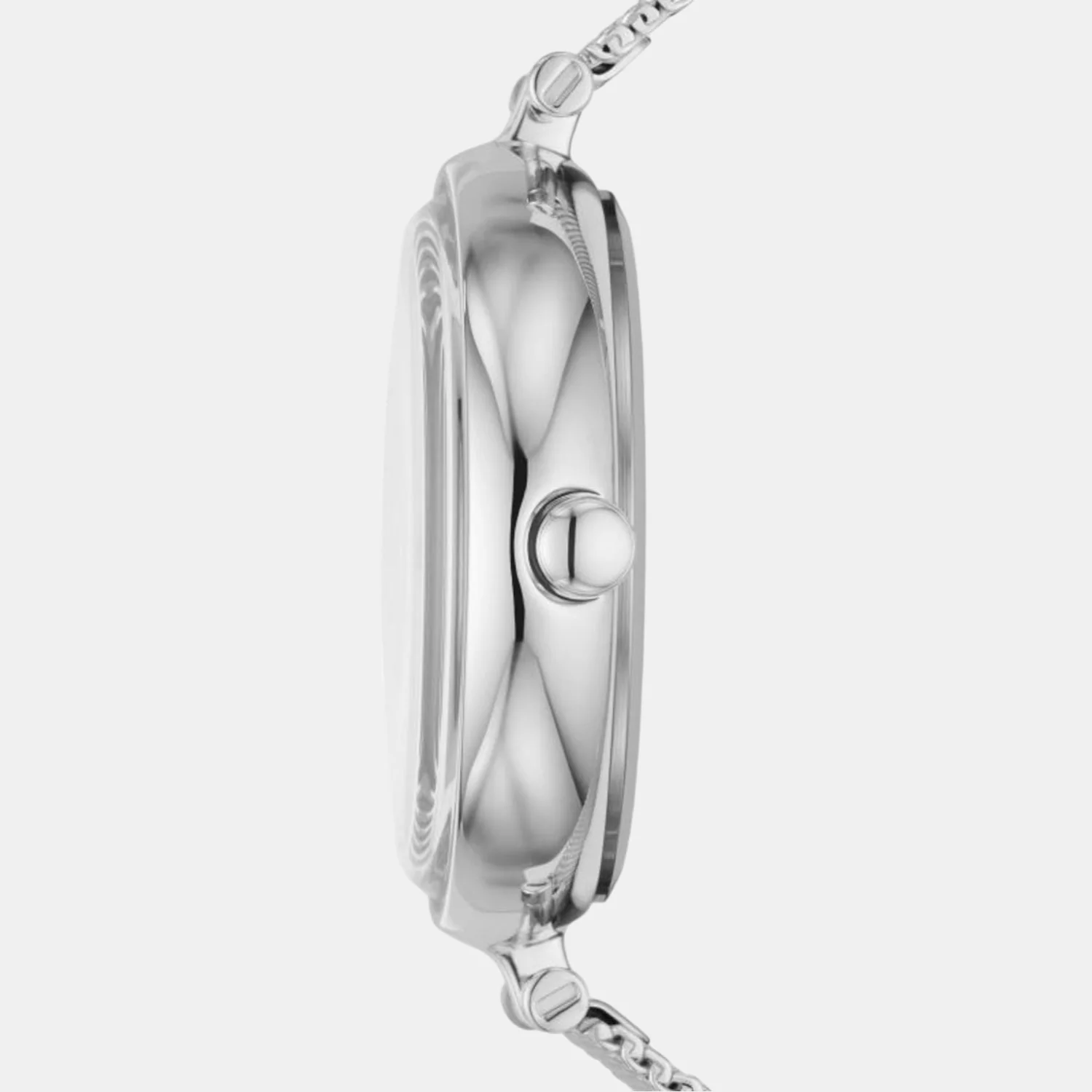 Women Solar Mother Of Pearl Dial Analog Stainless Steel Watch SKW2979 - Image 3