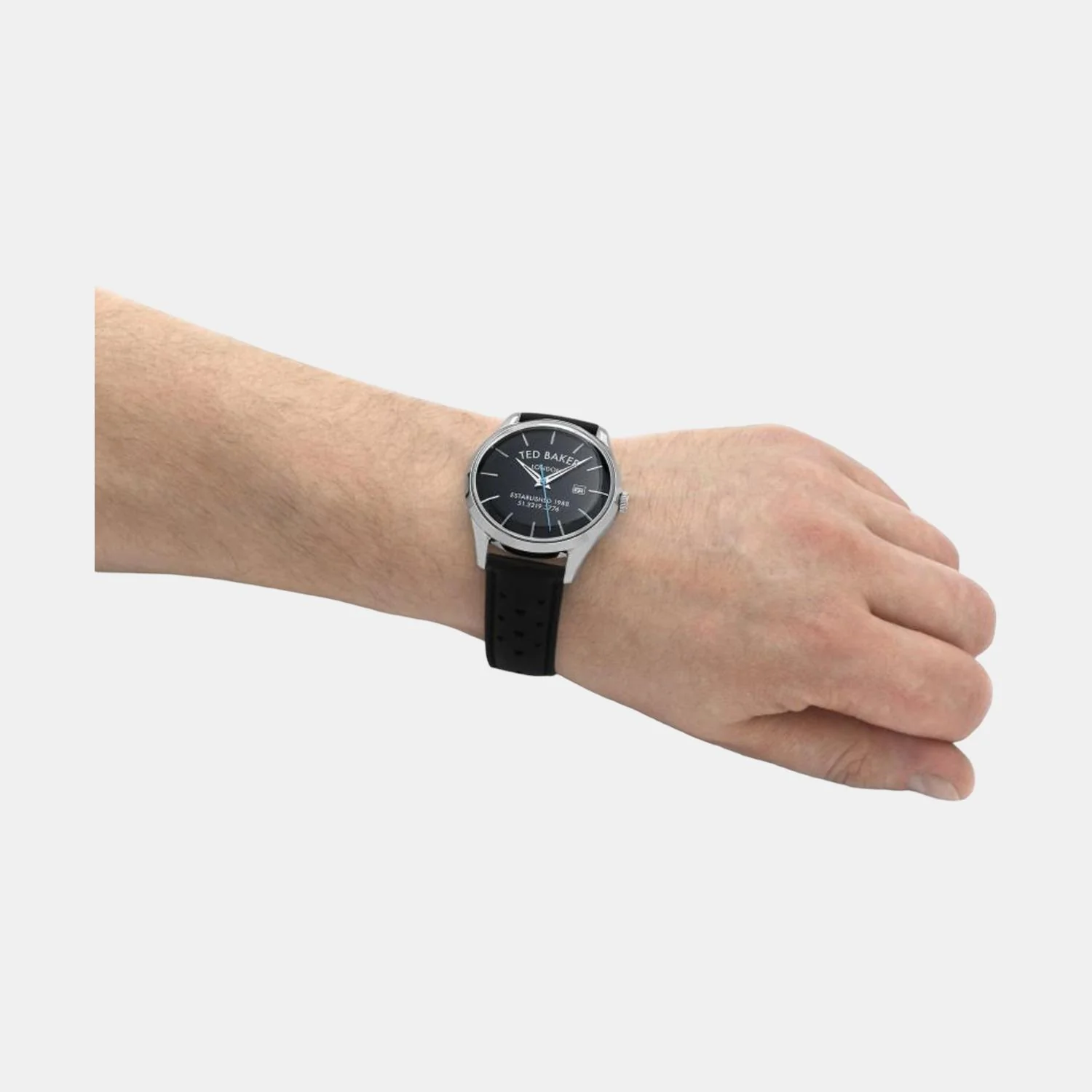 Men Quartz Black Dial Analog Leather Watch BKPLTS201 - Image 5