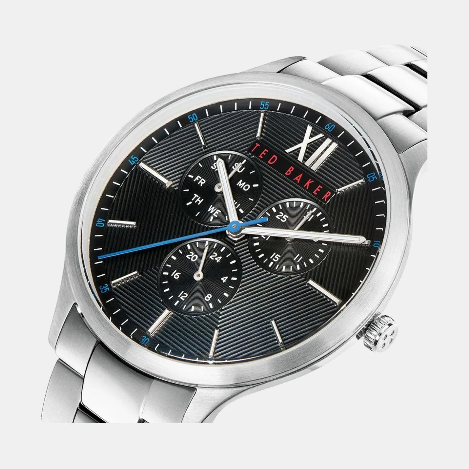 Men Quartz Black Dial Chronograph Stainless Steel Watch BKPMHF017 - Image 4