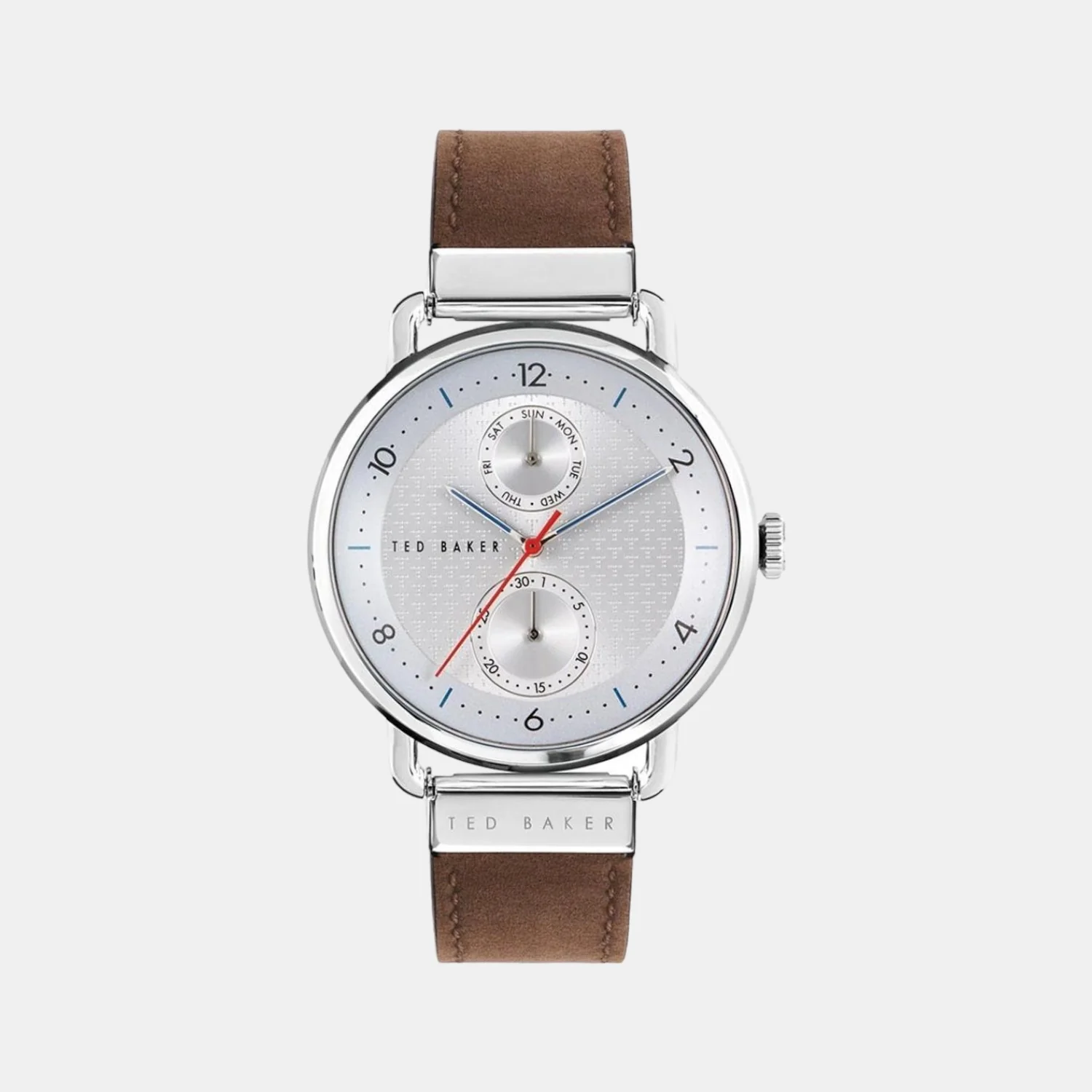 Men Quartz White Dial Analog Leather Watch BKPBXF004