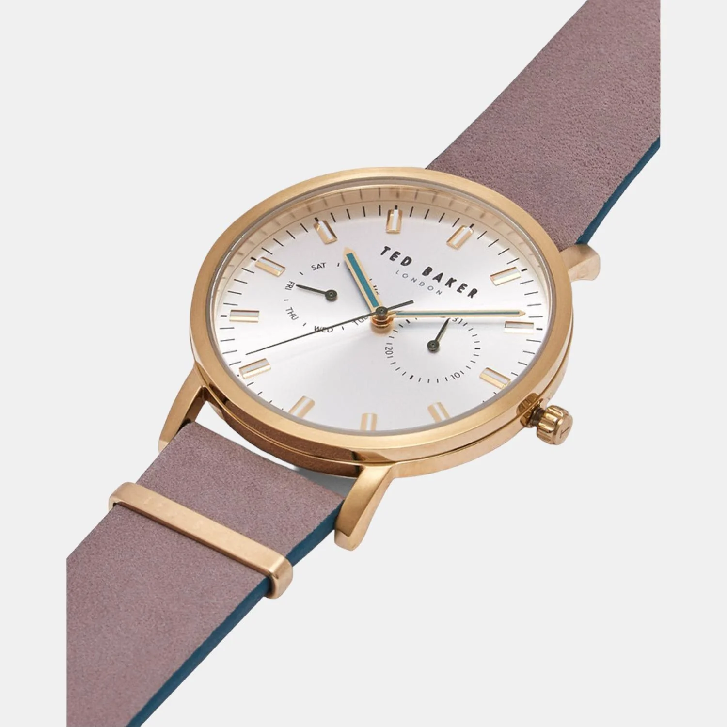 Men Quartz White Dial Analog Leather Watch BKPPGF203 - Image 2