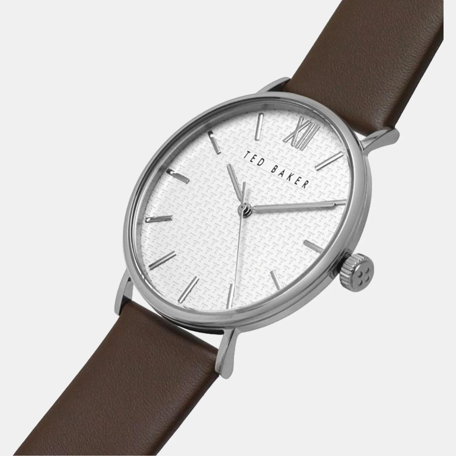 Men Quartz White Dial Analog Leather Watch BKPPGS215 - Image 6