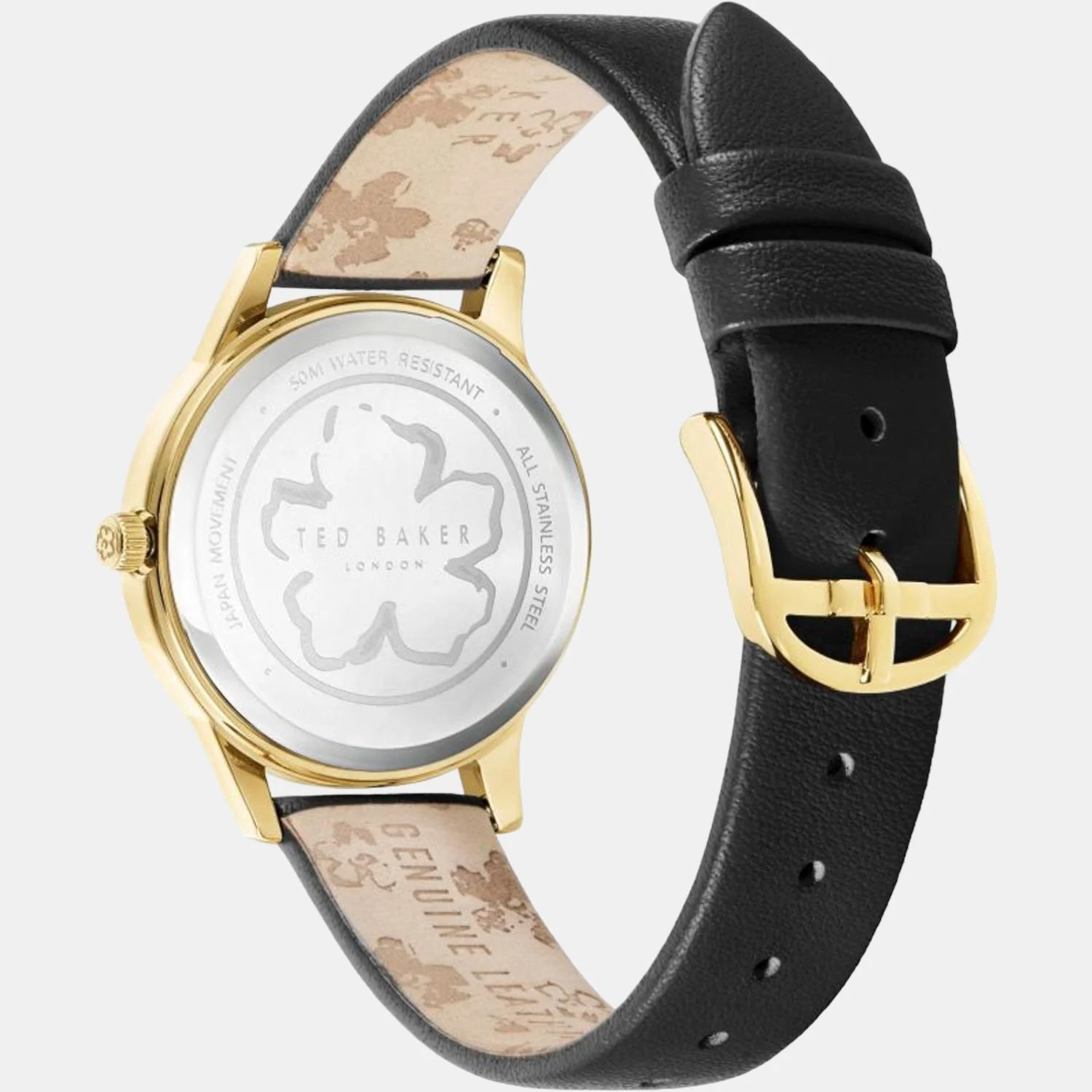 Women Quartz Black Dial Analog Leather Watch BKPFZF205 - Image 4
