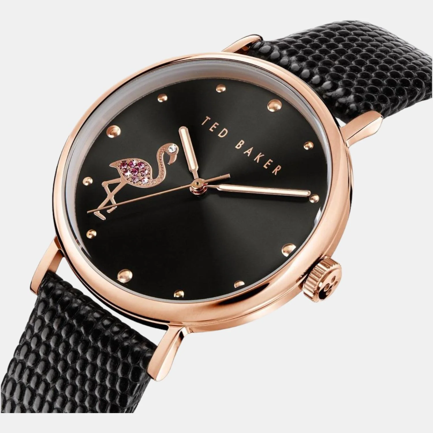 Women Quartz Black Dial Analog Leather Watch BKPPHF018 - Image 3