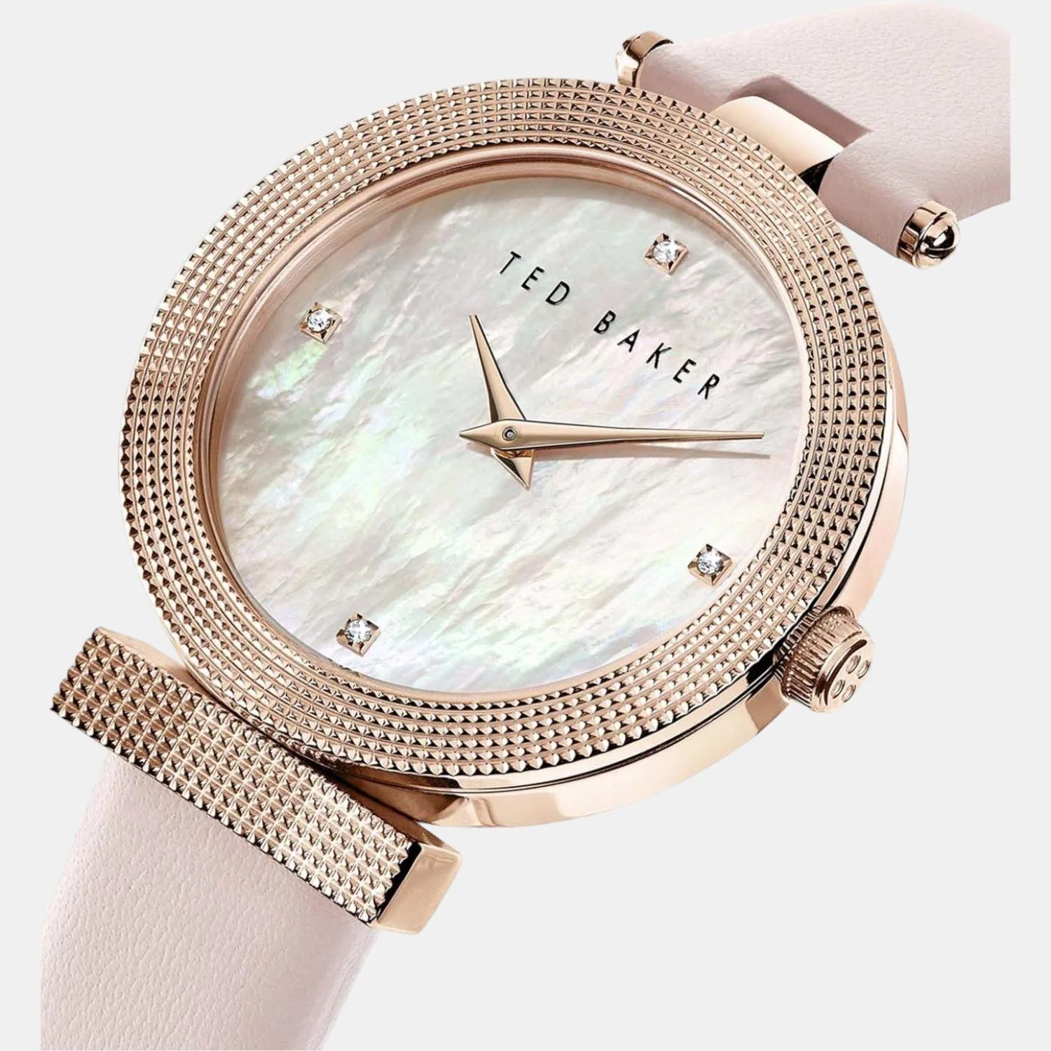 Women Quartz Pink Dial Analog Leather Watch BKPBWF005 - Image 3