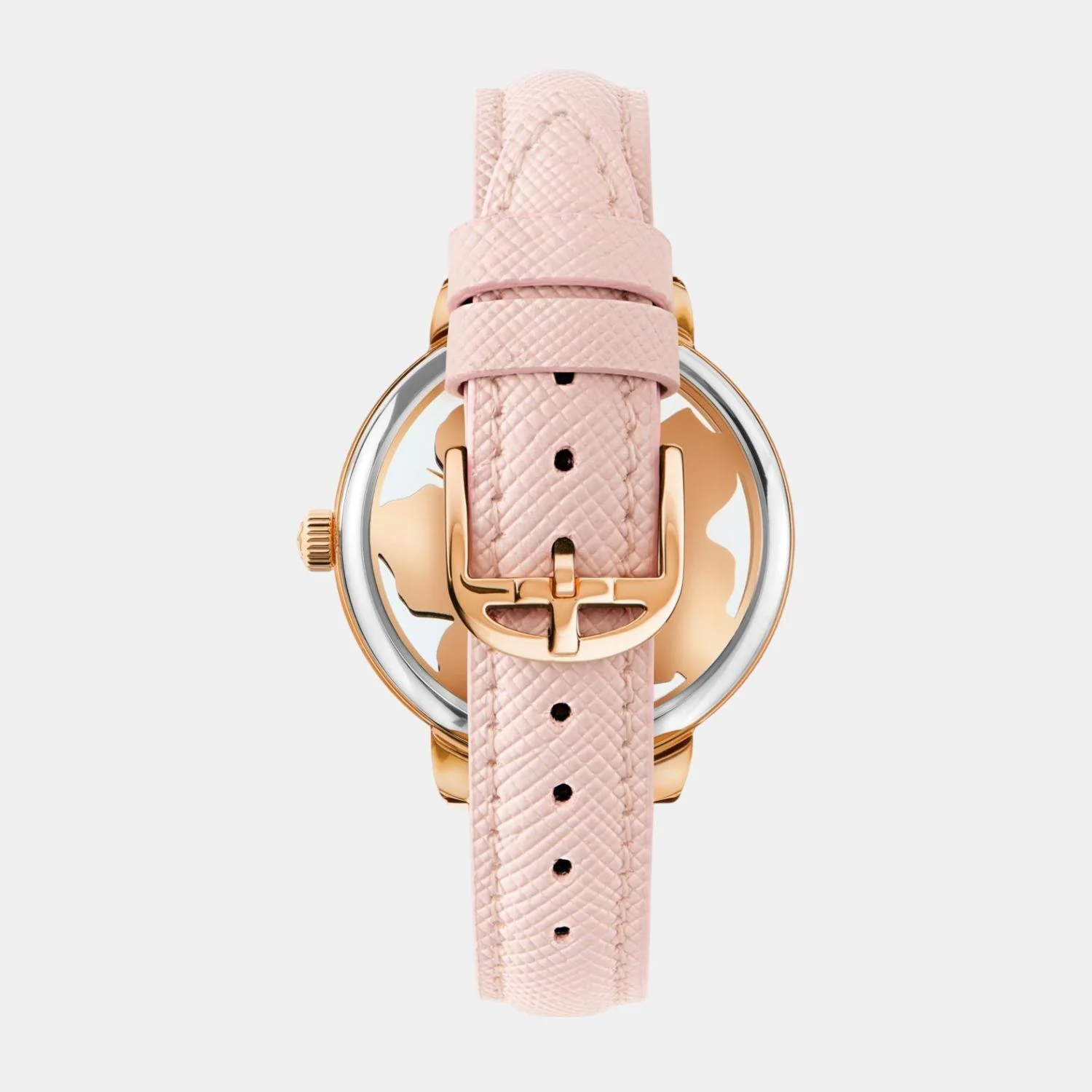 Women Quartz Pink Dial Analog Leather Watch BKPLIF201 - Image 3