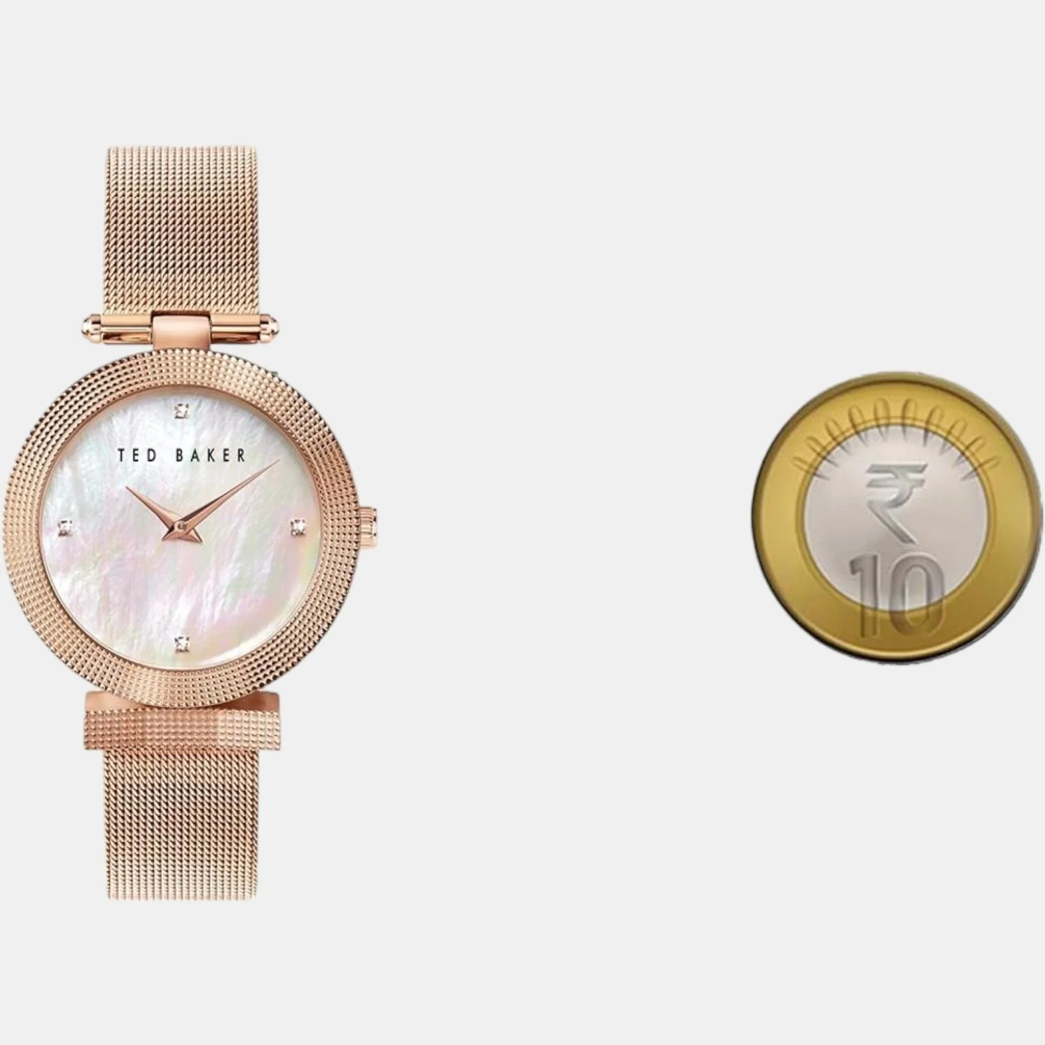 Women Quartz Two Tone Dial Analog Stainless Steel Watch BKPBWLE08 - Image 4