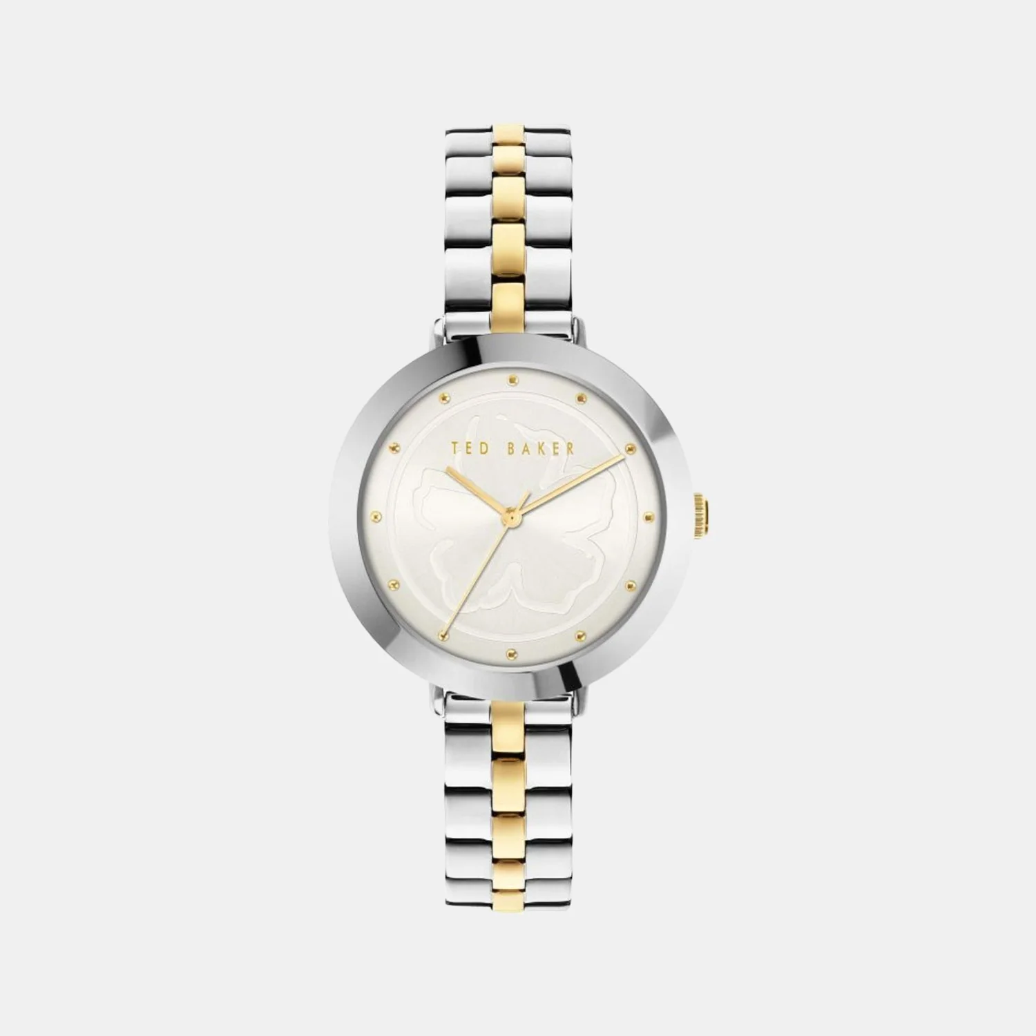 Women Quartz White Dial Analog Stainless Steel Watch BKPAMF210