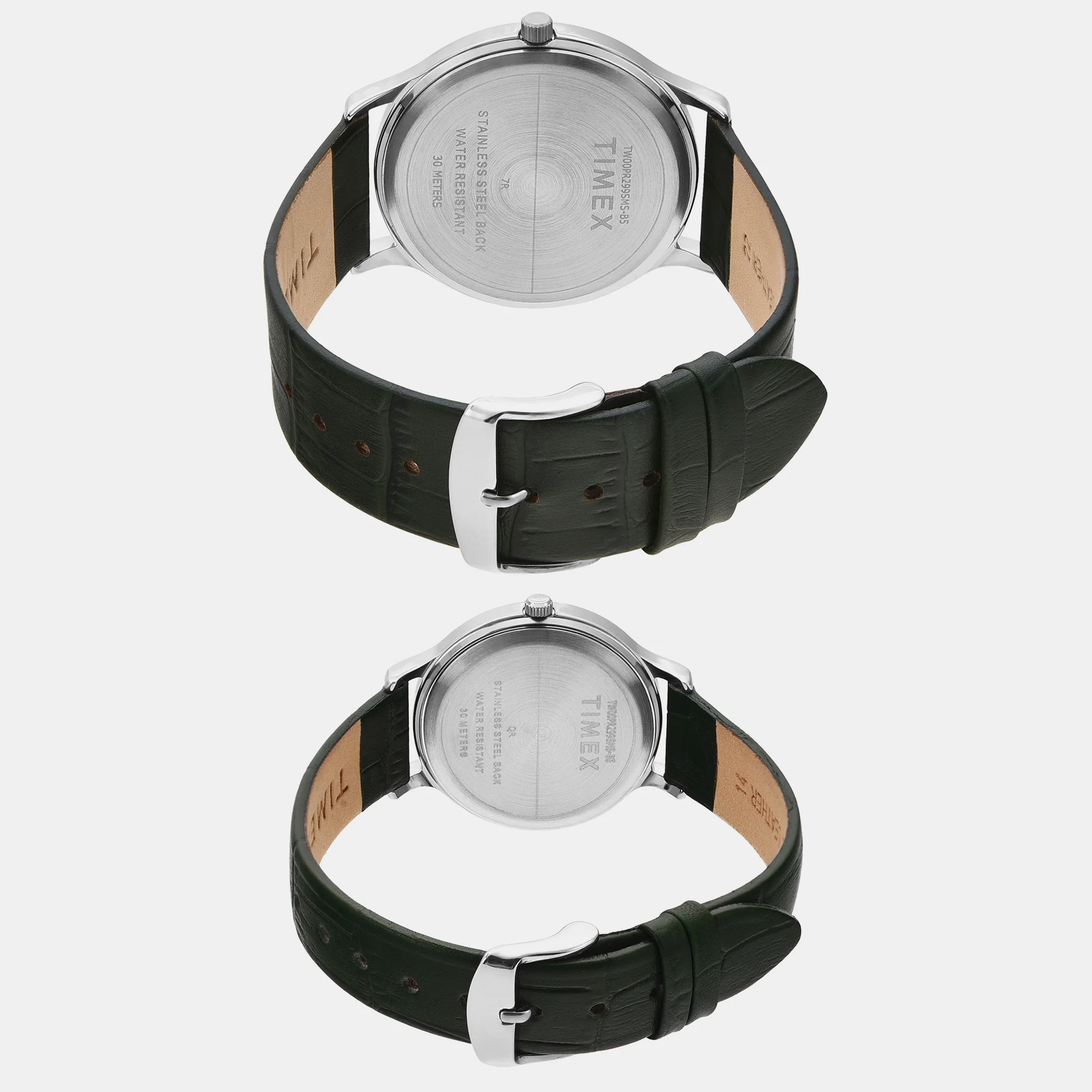 Classics Couple Quartz Beige Dial Analog Leather Watch TW00PR299 - Image 2